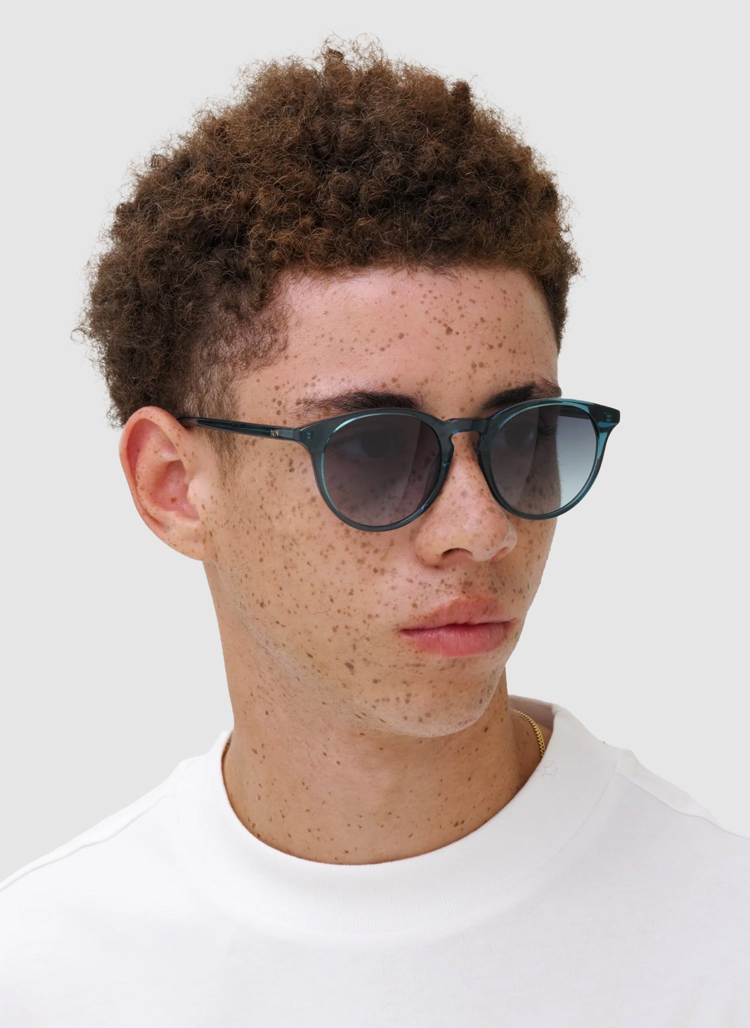 New Depp Sunglasses - Turquoise/Gradient Green