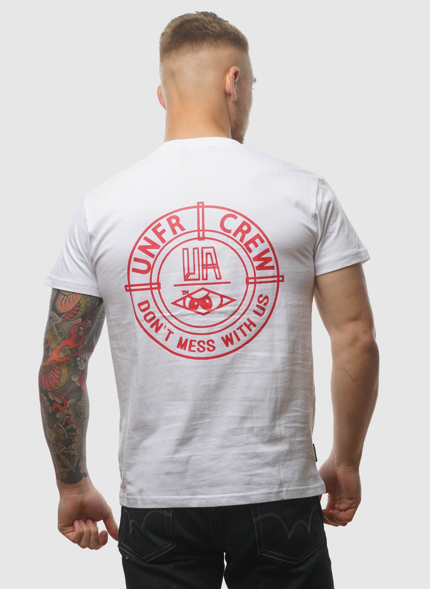 DMWU BP T-Shirt - White/Red