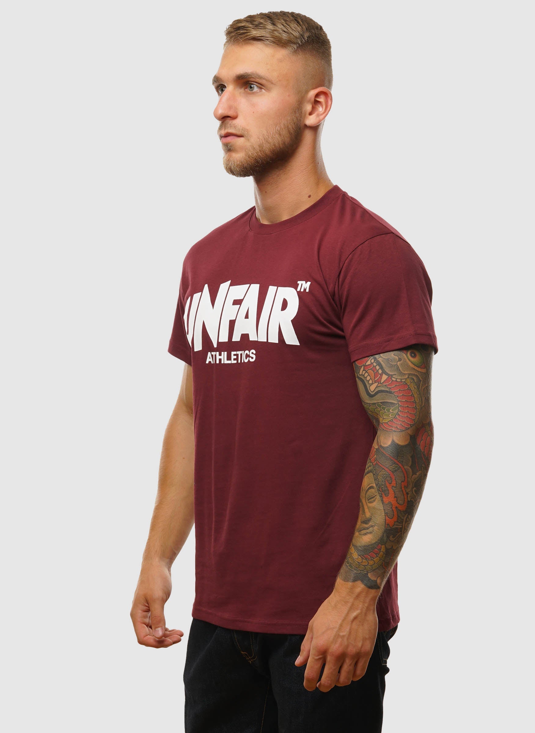 Classic Label T-Shirt - Burgundy 