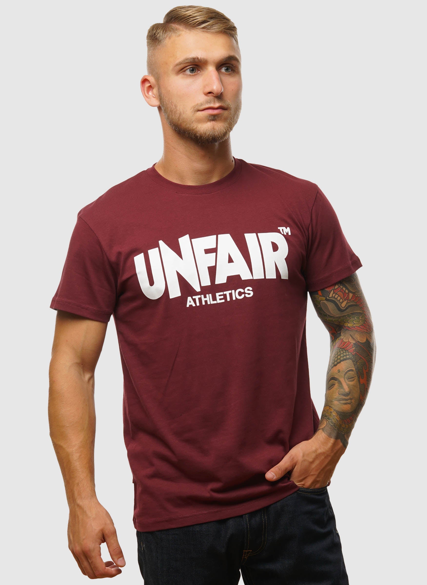 Classic Label T-Shirt - Burgundy 
