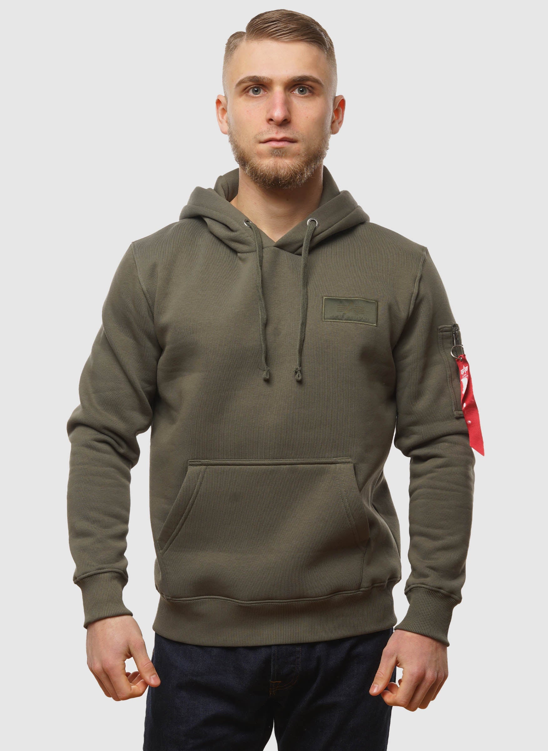 Backprint Hoodie - Dark Olive