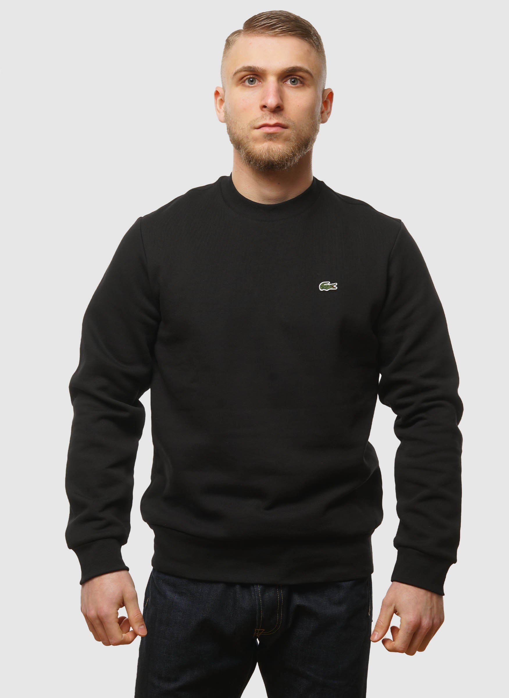 Klassisches Sweatshirt – Schwarz