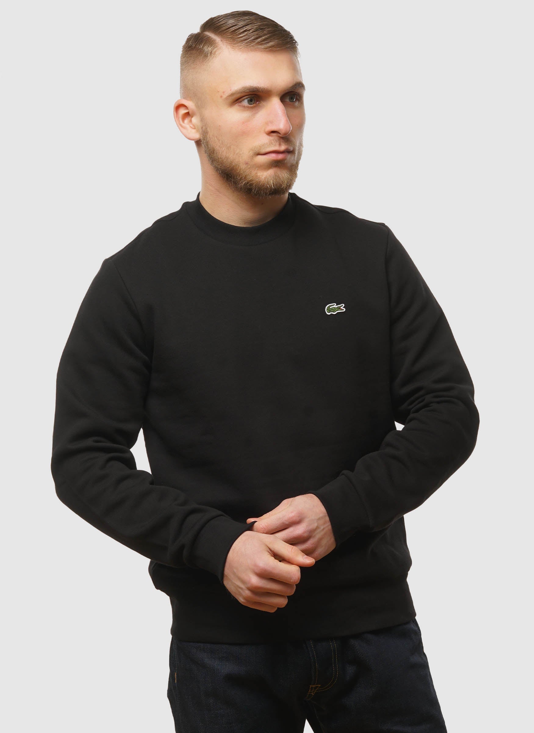 Klassisches Sweatshirt – Schwarz