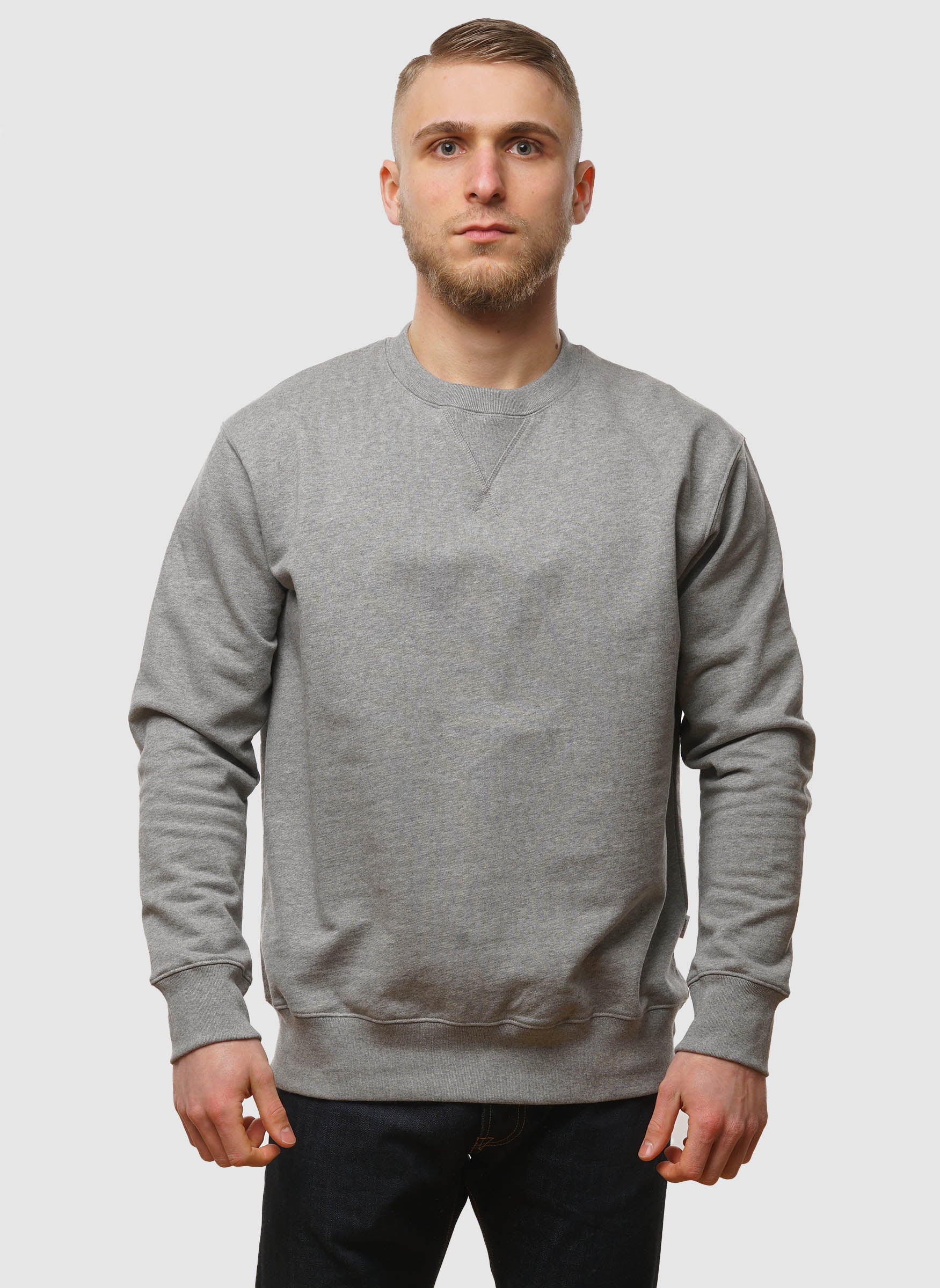 Standard-Sweatshirt – Grau meliert