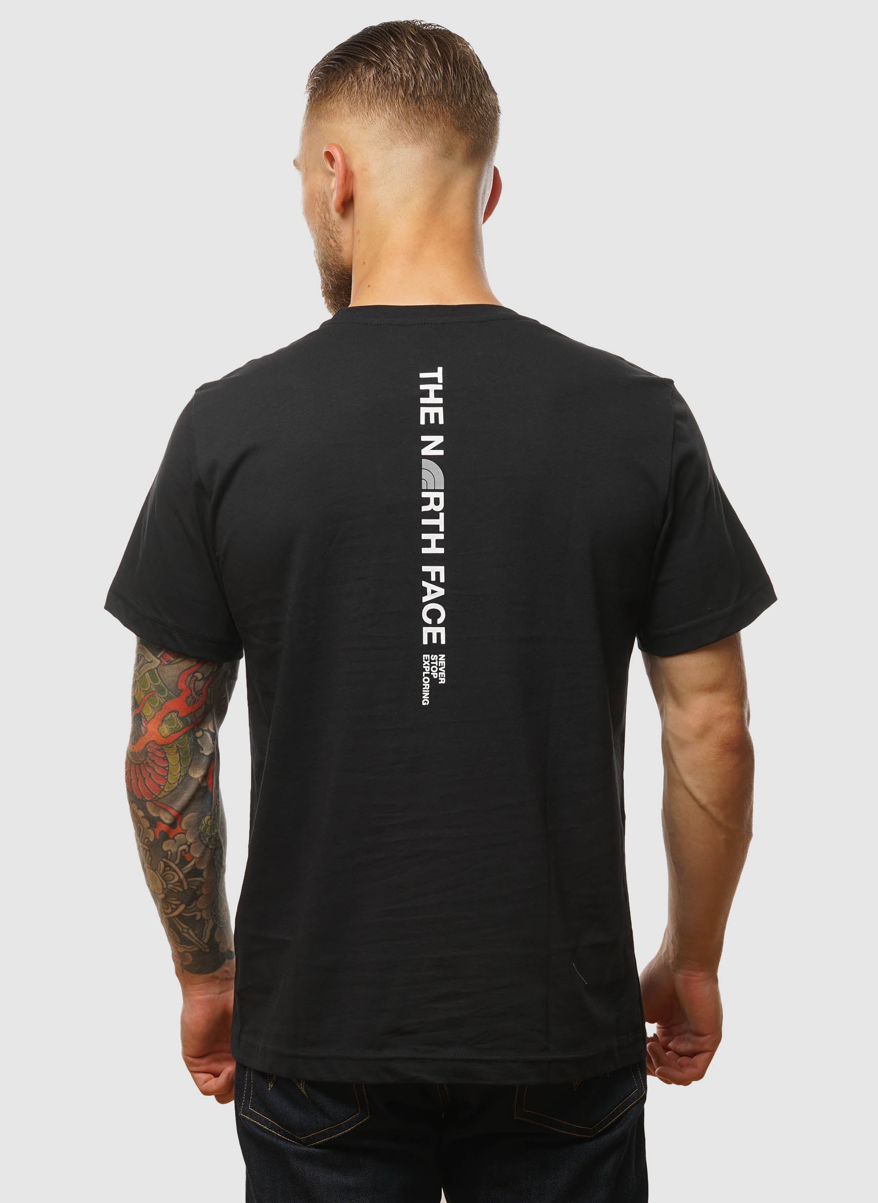 Vertical Logo T-Shirt - Black