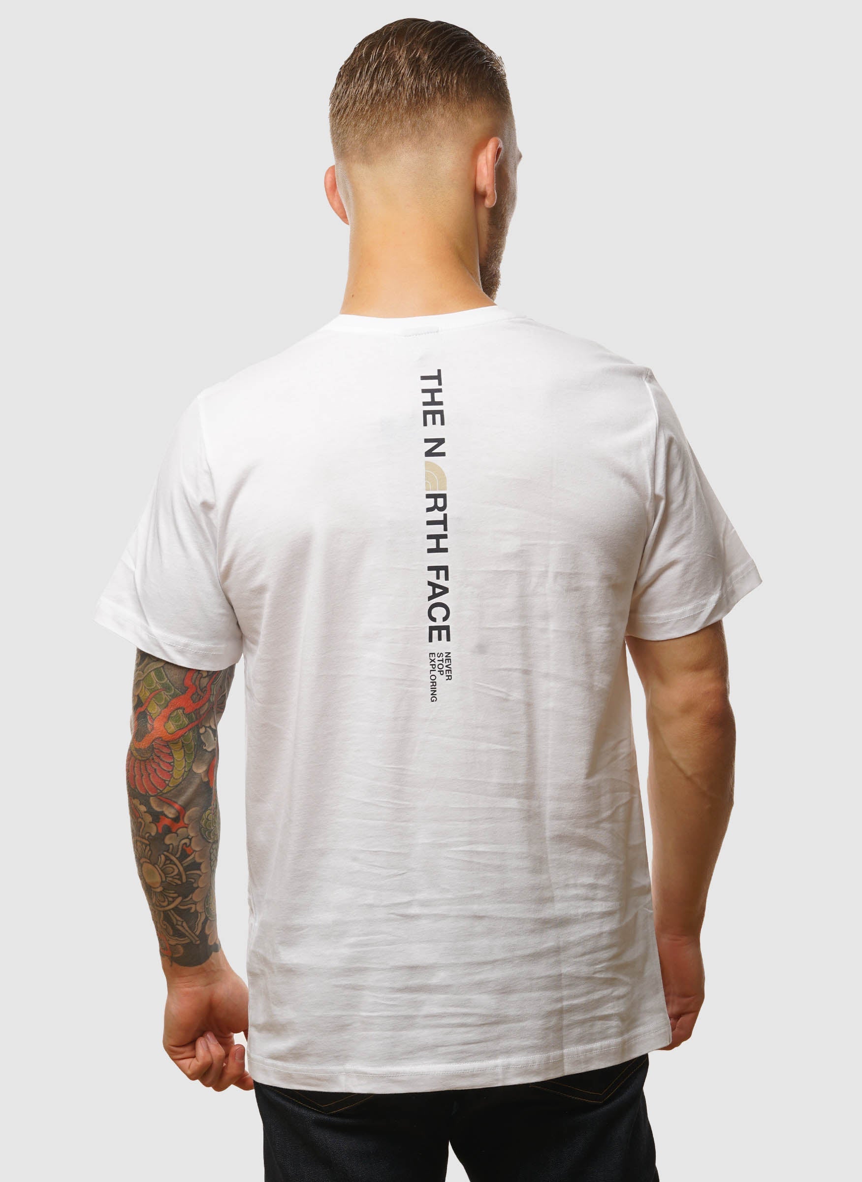 Vertical Logo T-Shirt - White