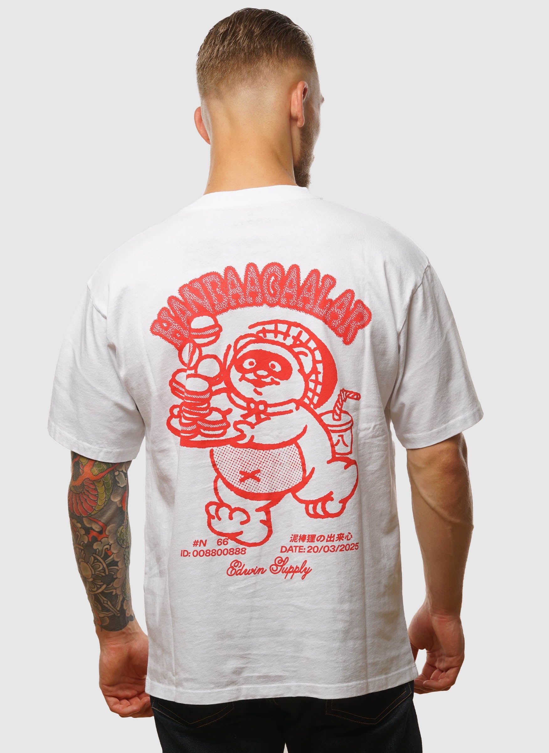 Tanuki T-Shirt - White