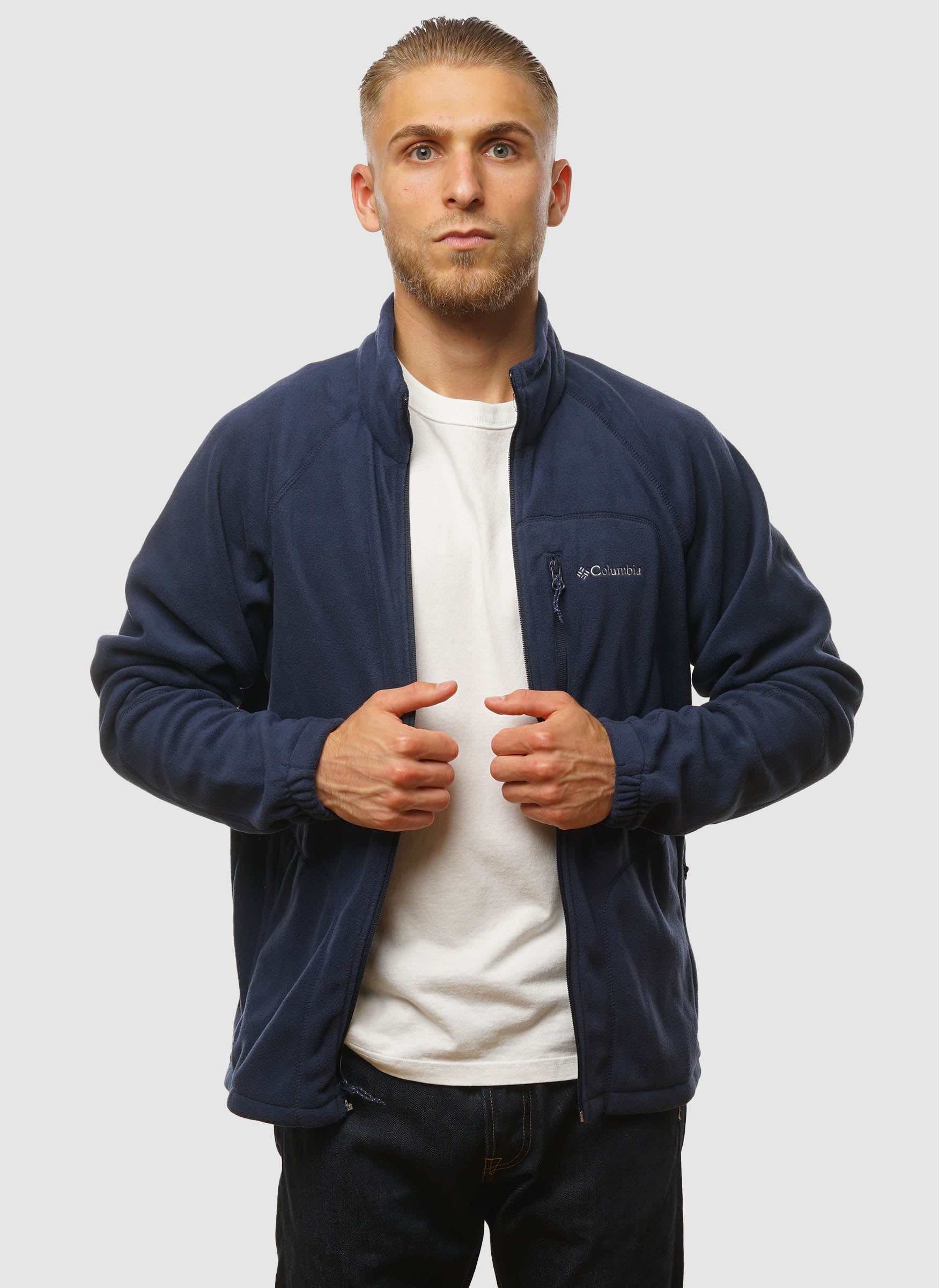 Fast Trek II Full Zip Fleece - Collegiate Navy