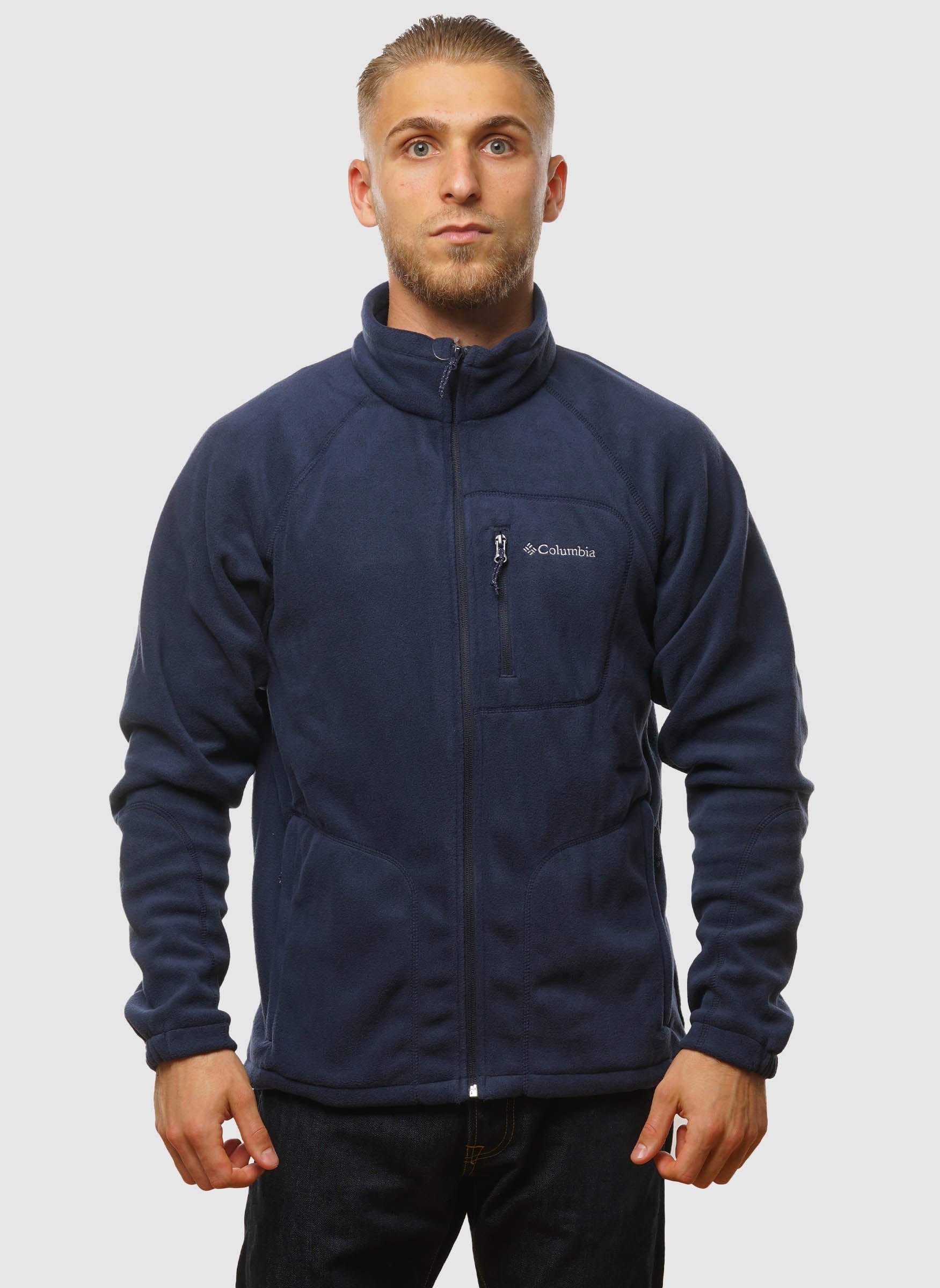Fast Trek II Full Zip Fleece - Collegiate Navy