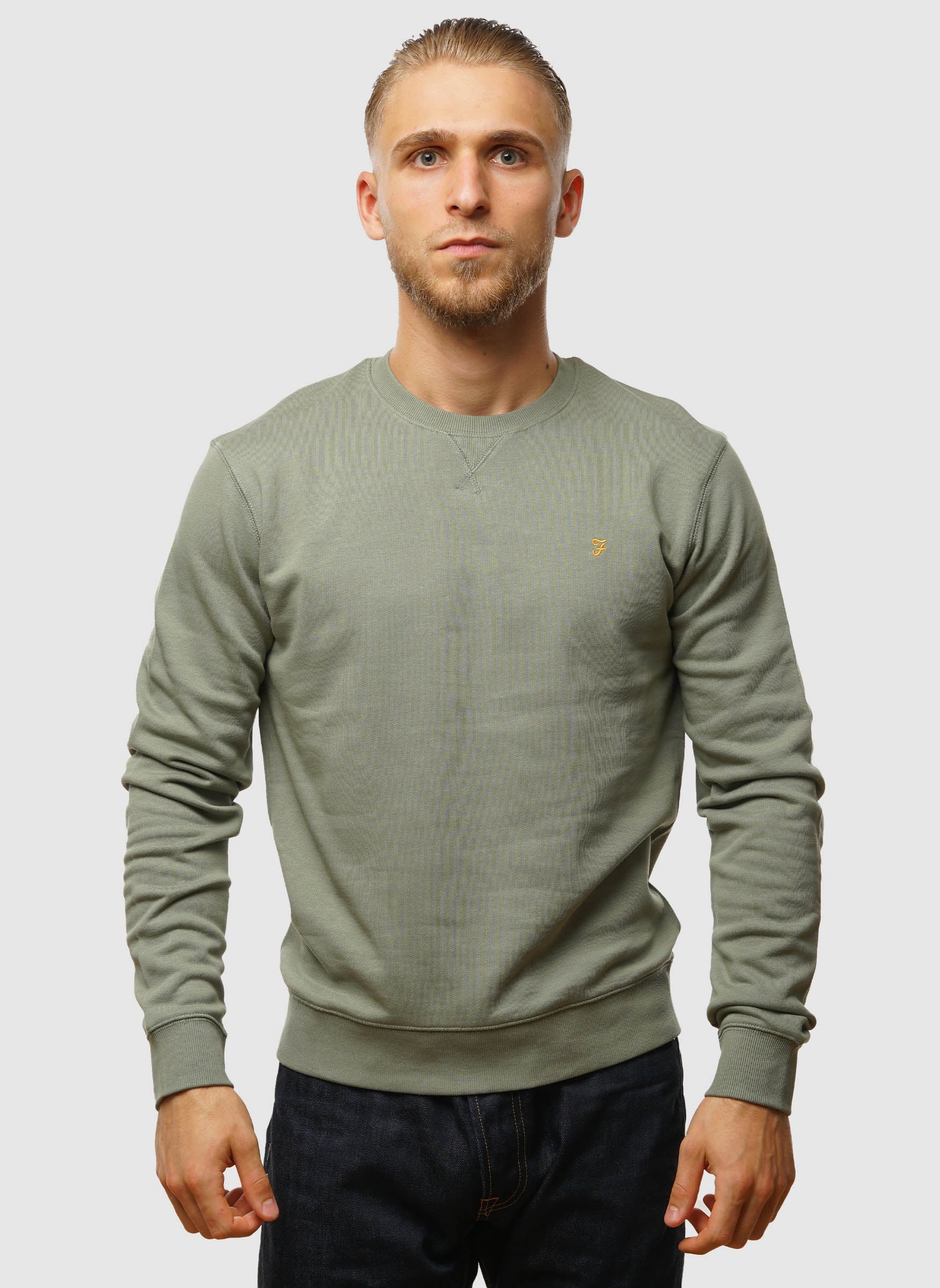 Tim New Crew Neck Sweatshirt - Tarragon Green