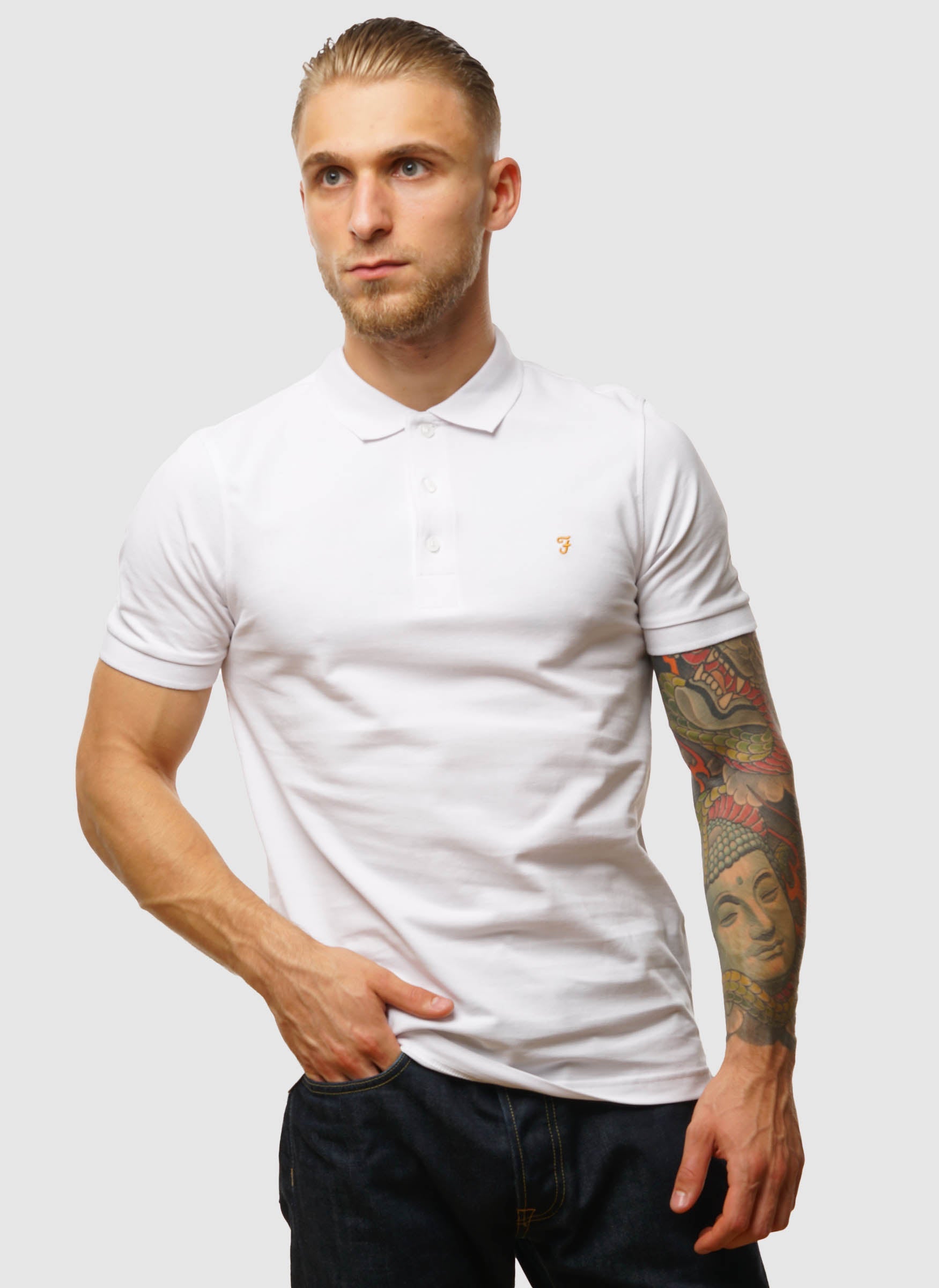Blanes Polo Shirt - White