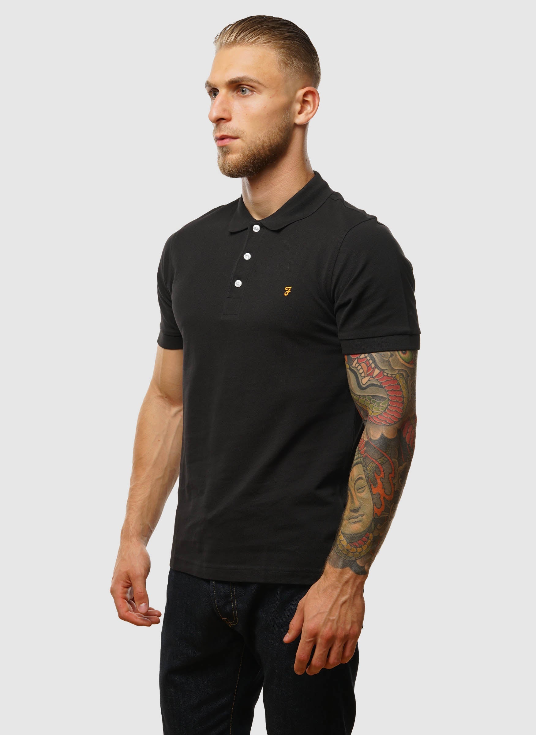 Blanes Polo Shirt - Black