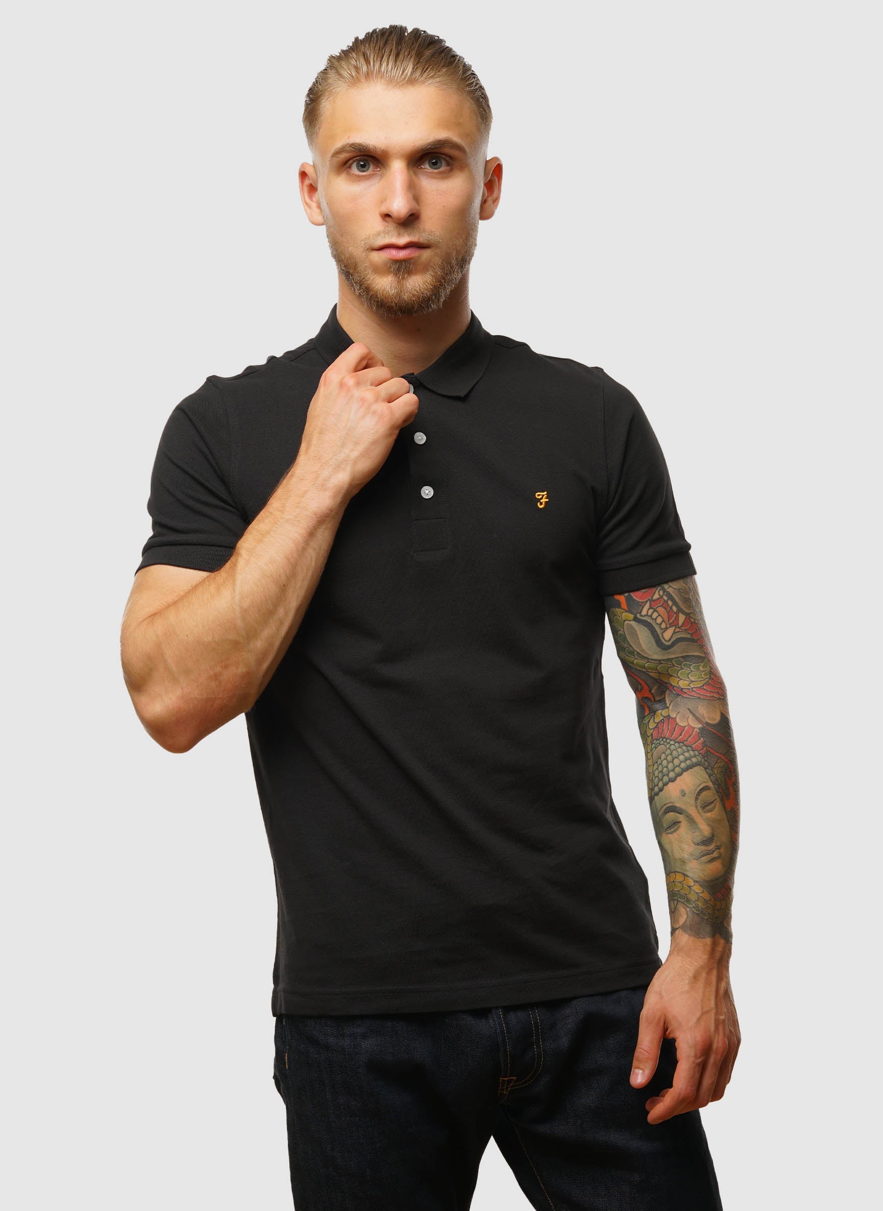 Blanes Polo Shirt - Black