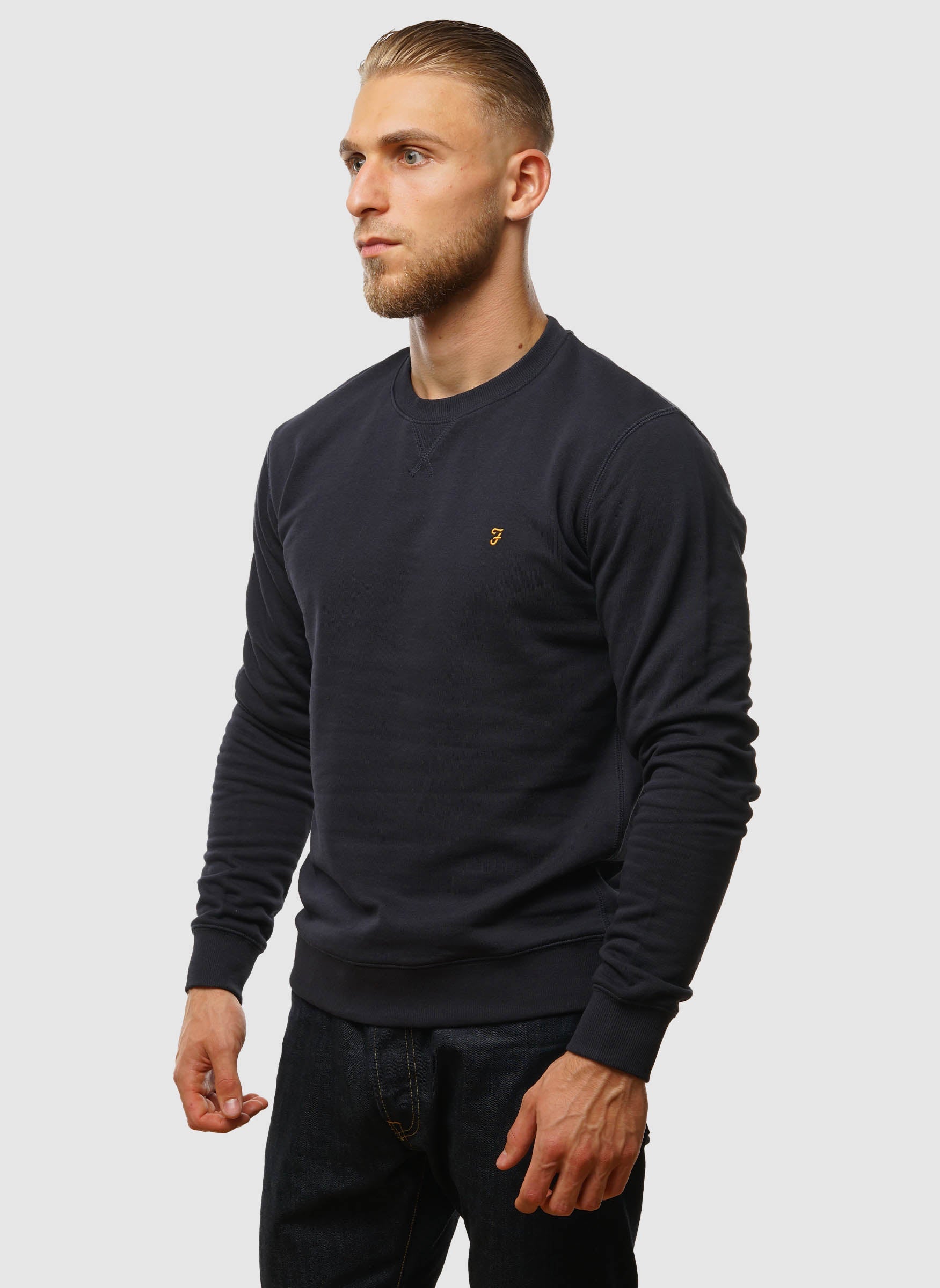 Tim New Crew Neck Sweatshirt - True Navy