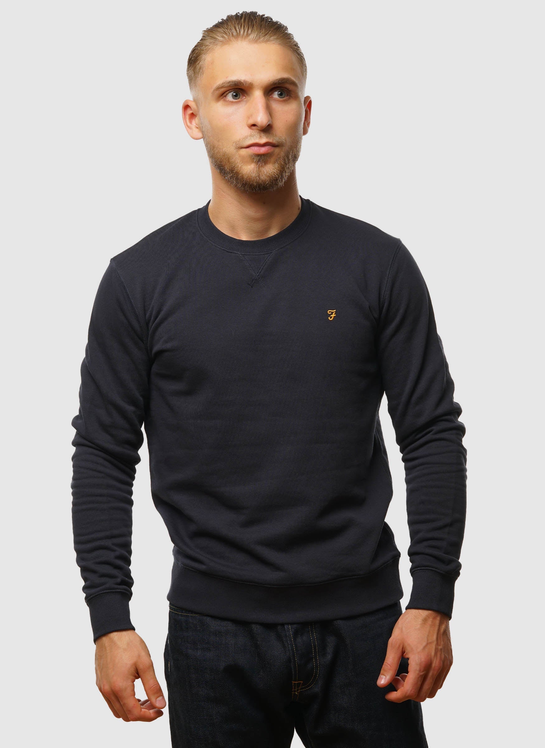 Tim New Crew Neck Sweatshirt - True Navy