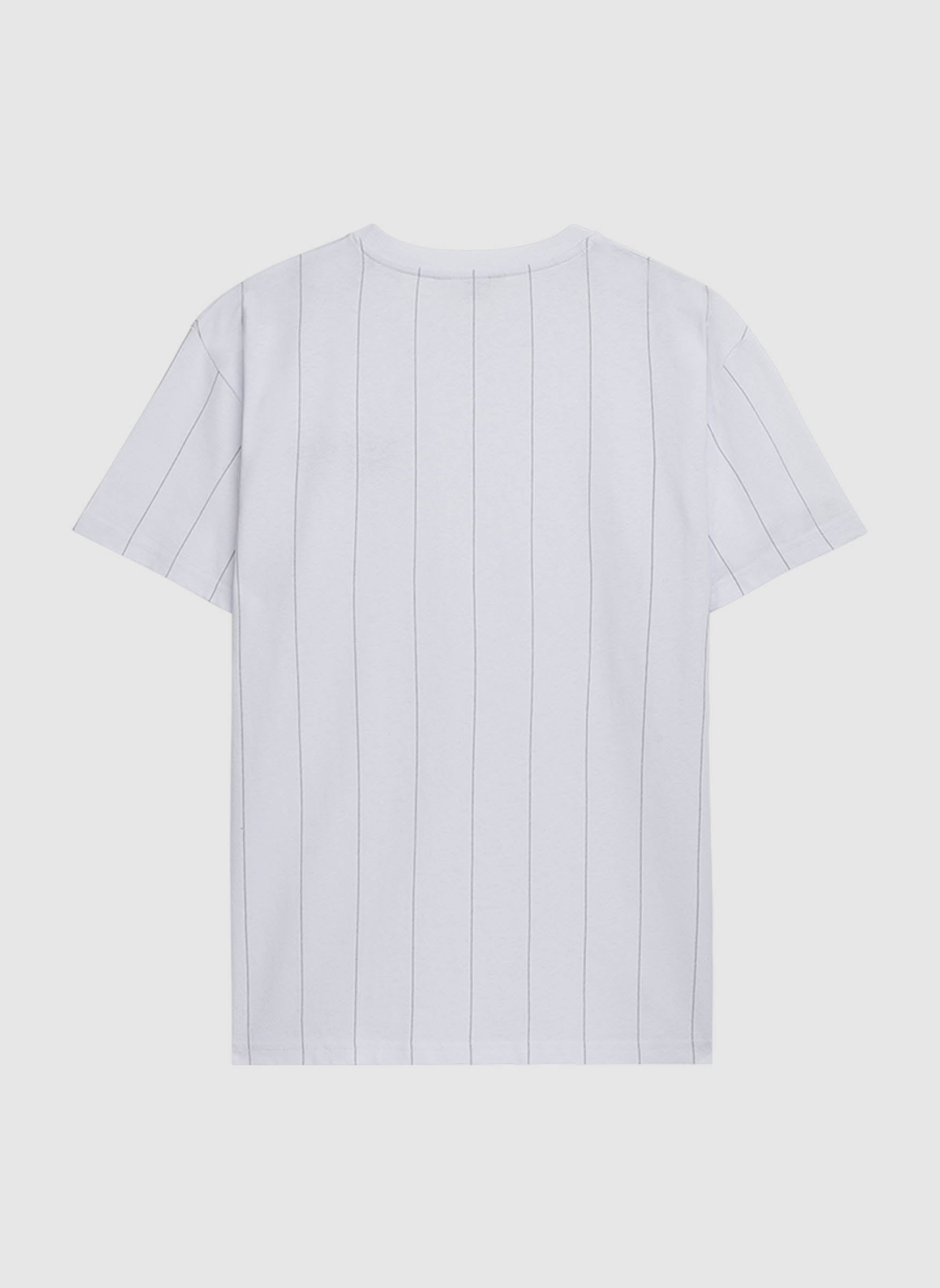 Classic Label Pinstripes T-Shirt - White