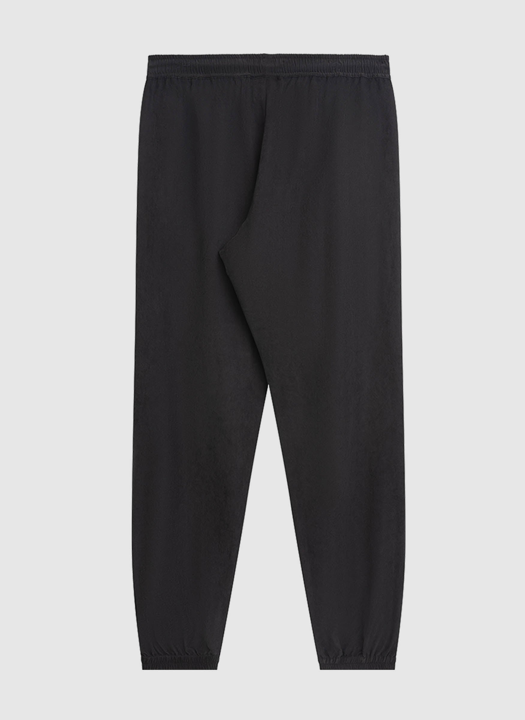 Curved Peached Pants - Black
