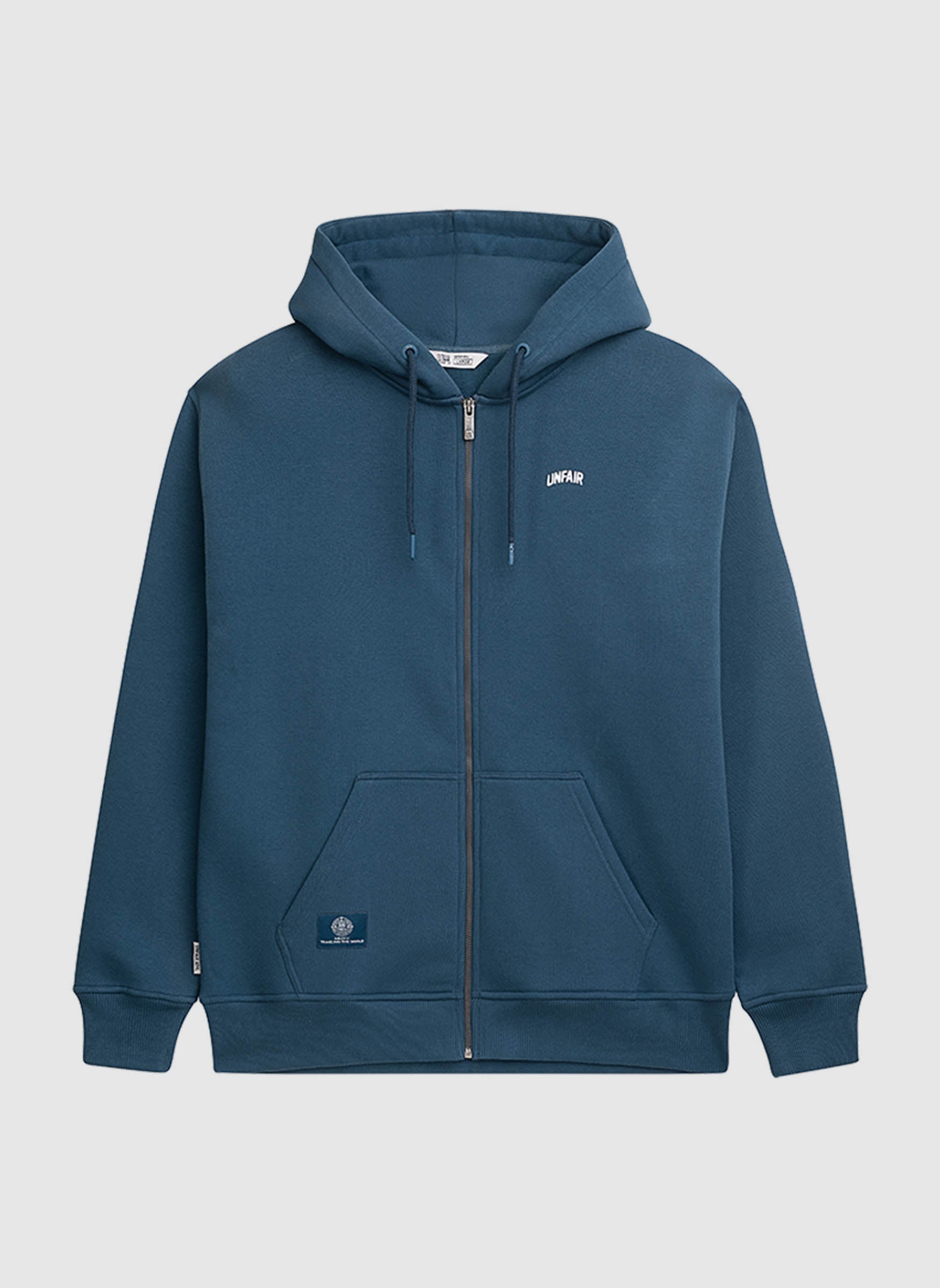 TTW Zip Hoodie - Mid Blue