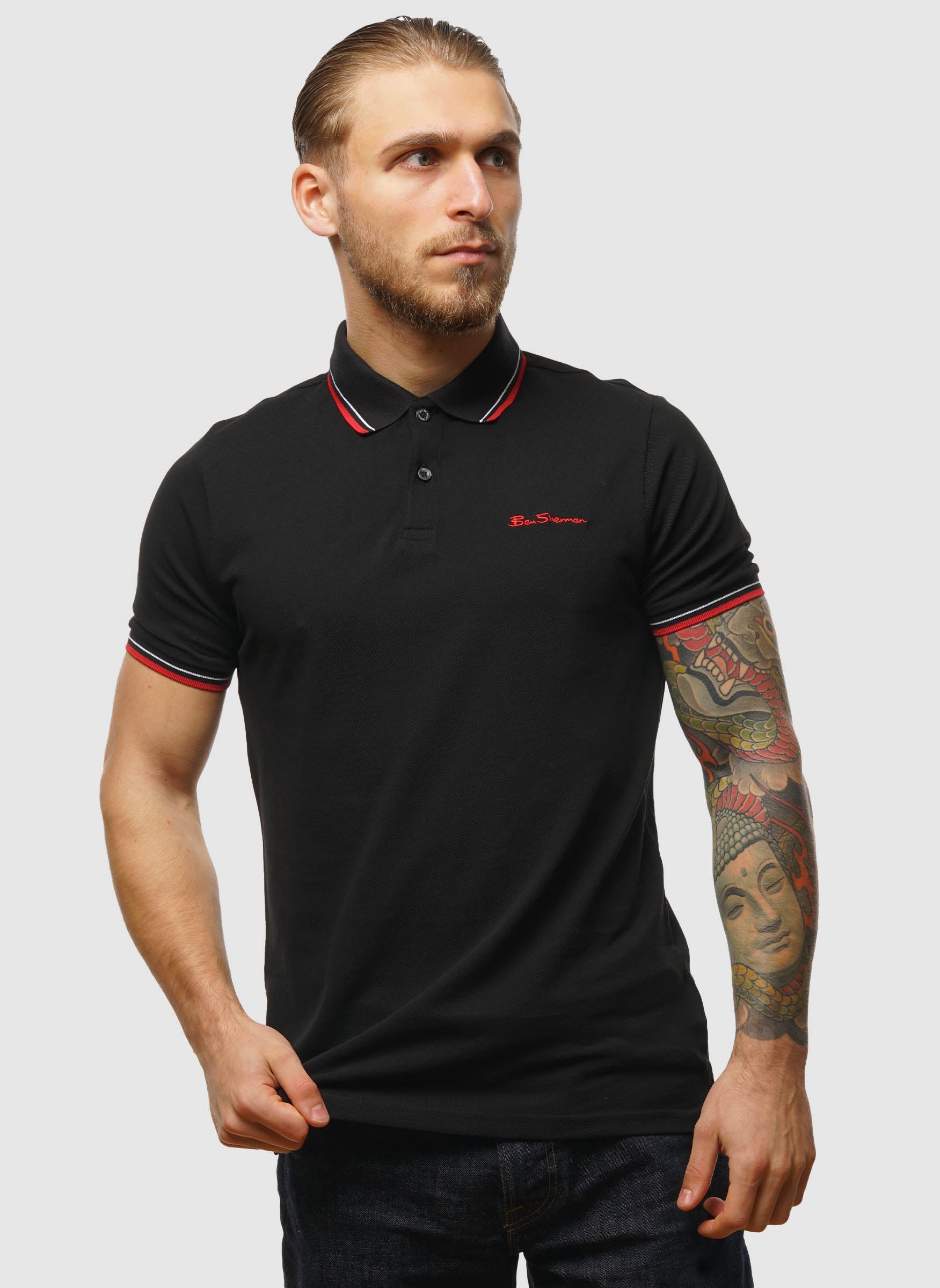 Signature Polo Shirt - Black