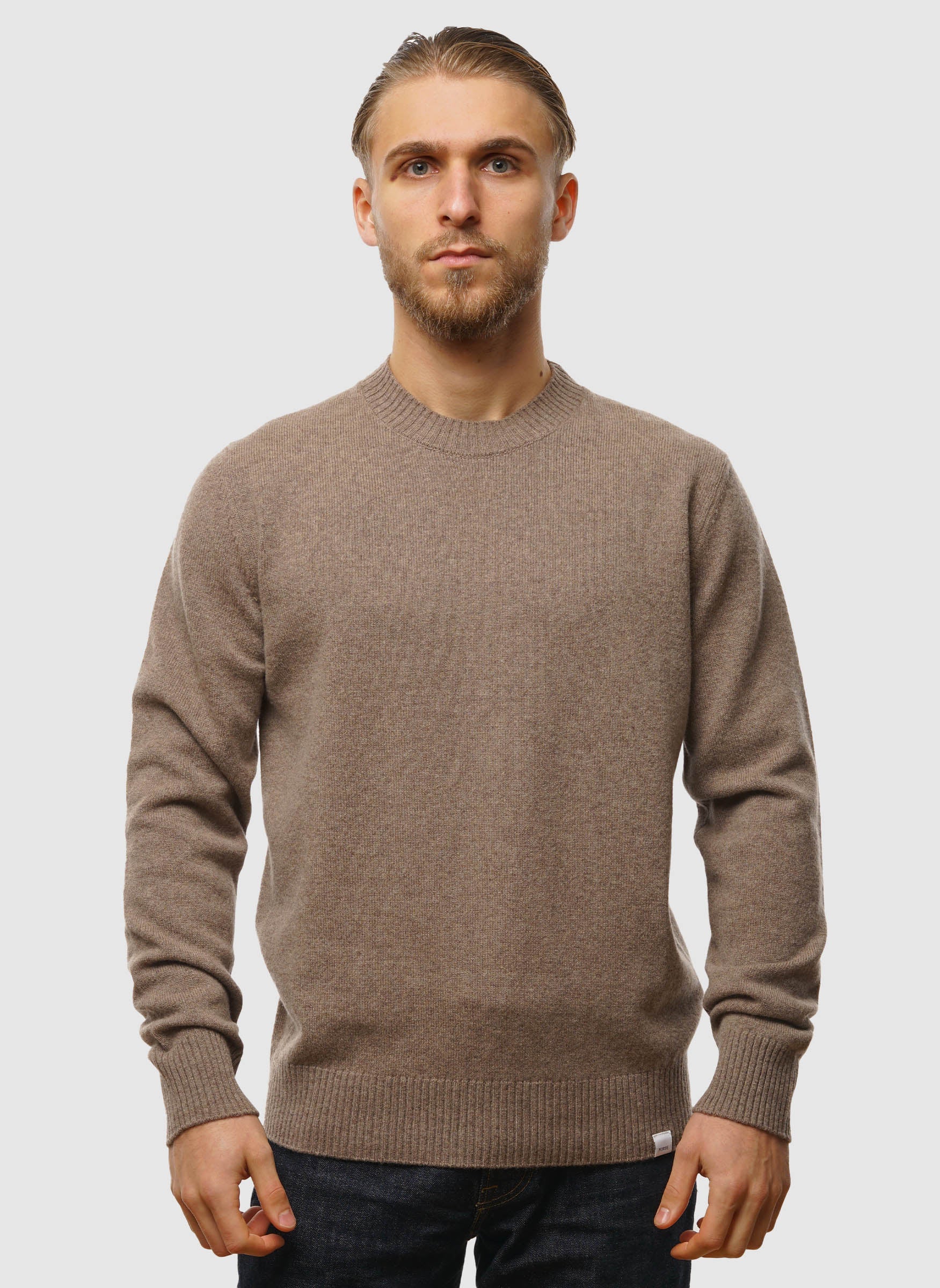 Standard Merino-Lammwollpullover – Ton