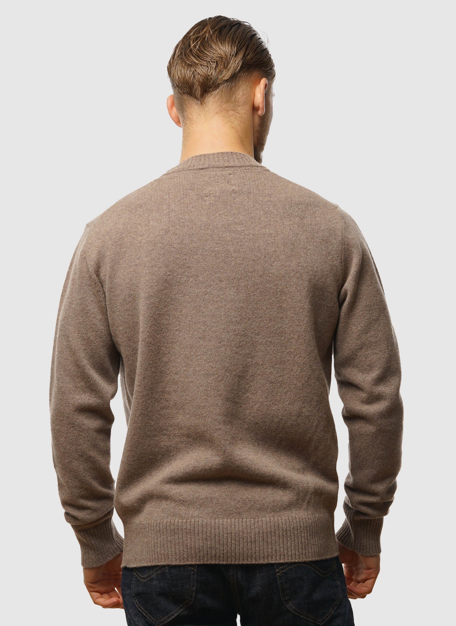 Standard Merino-Lammwollpullover – Ton
