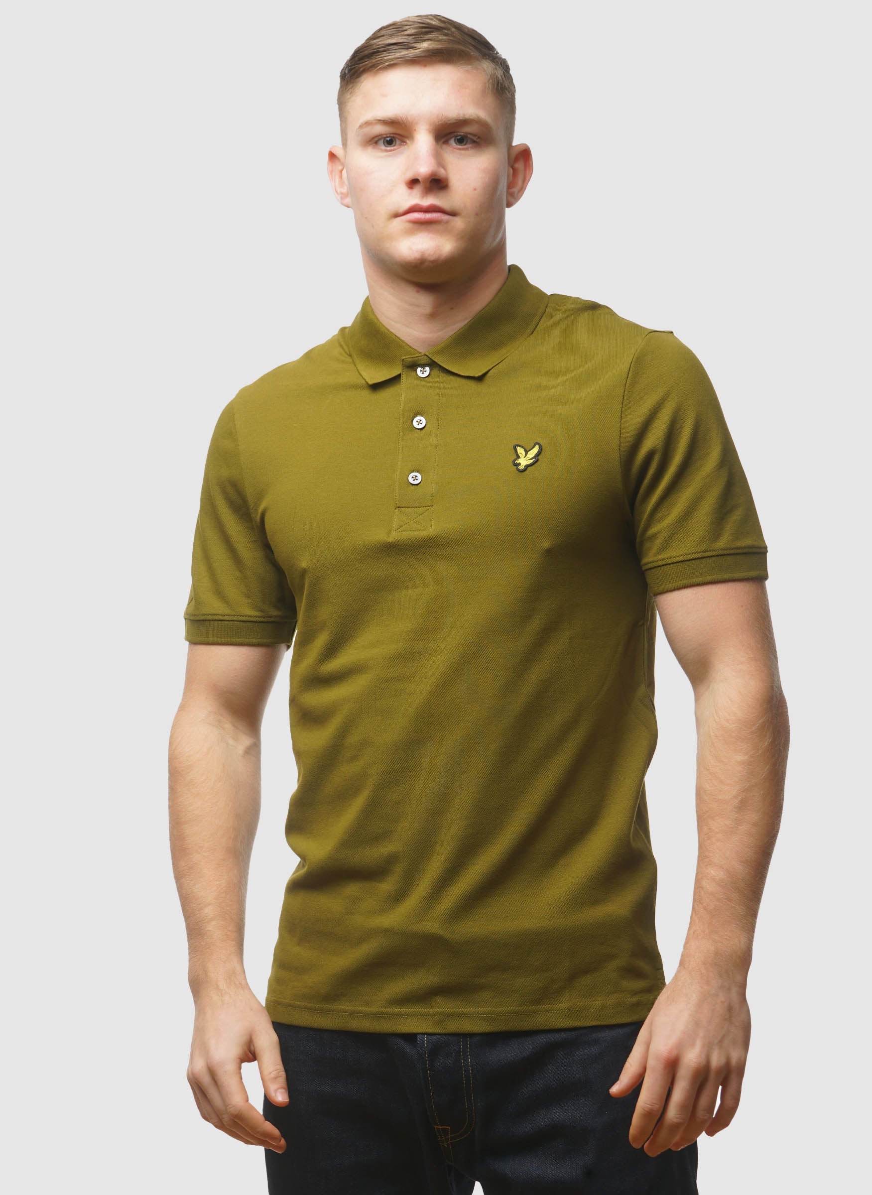 Plain Polo Shirt - Tree Green