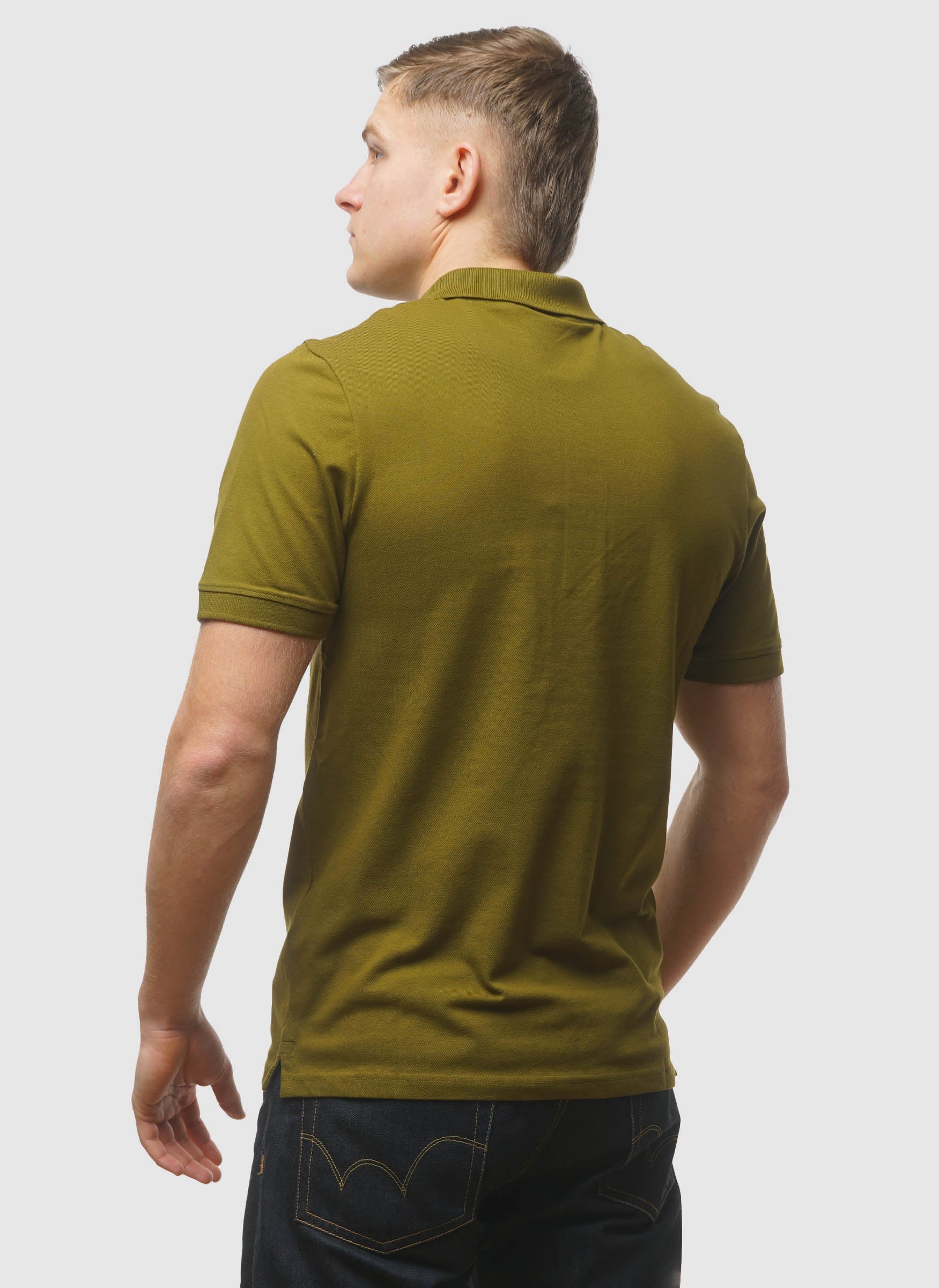 Plain Polo Shirt - Tree Green