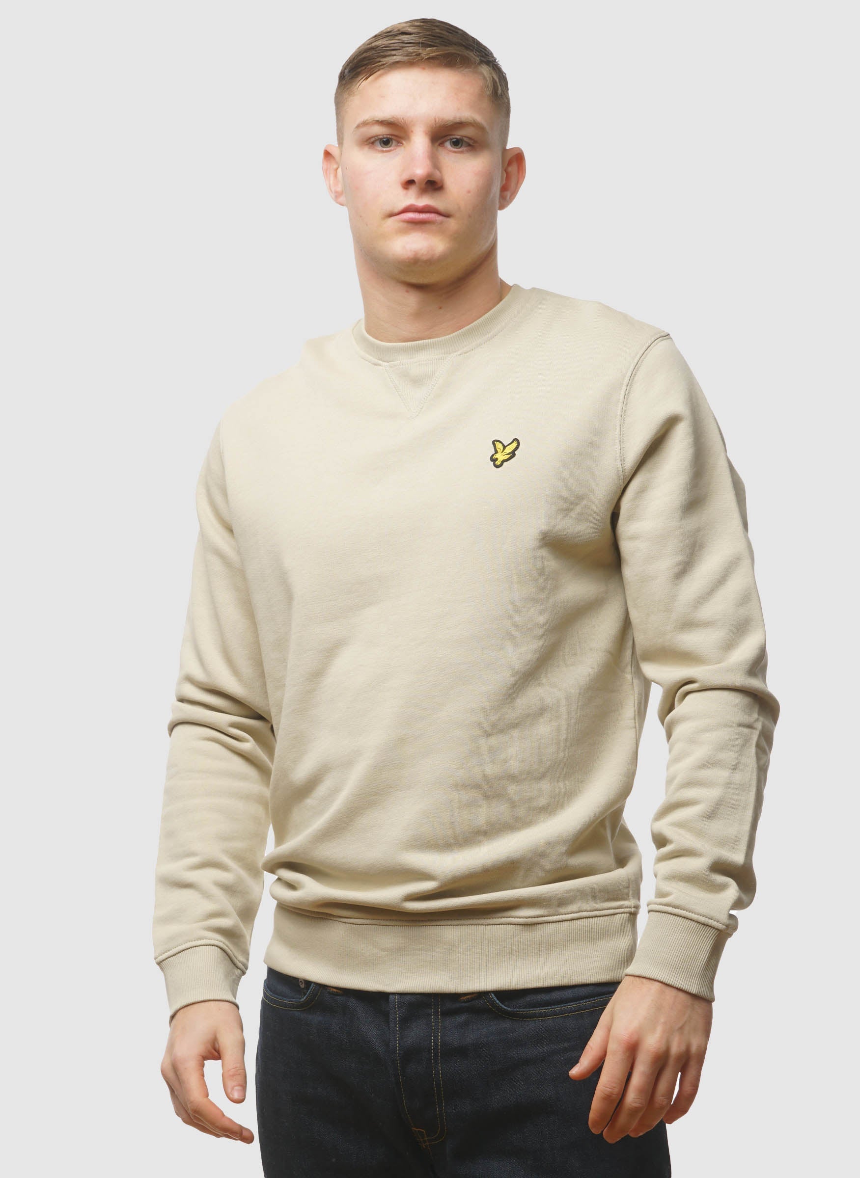 Crew Neck Sweatshirt - Gray Taupe