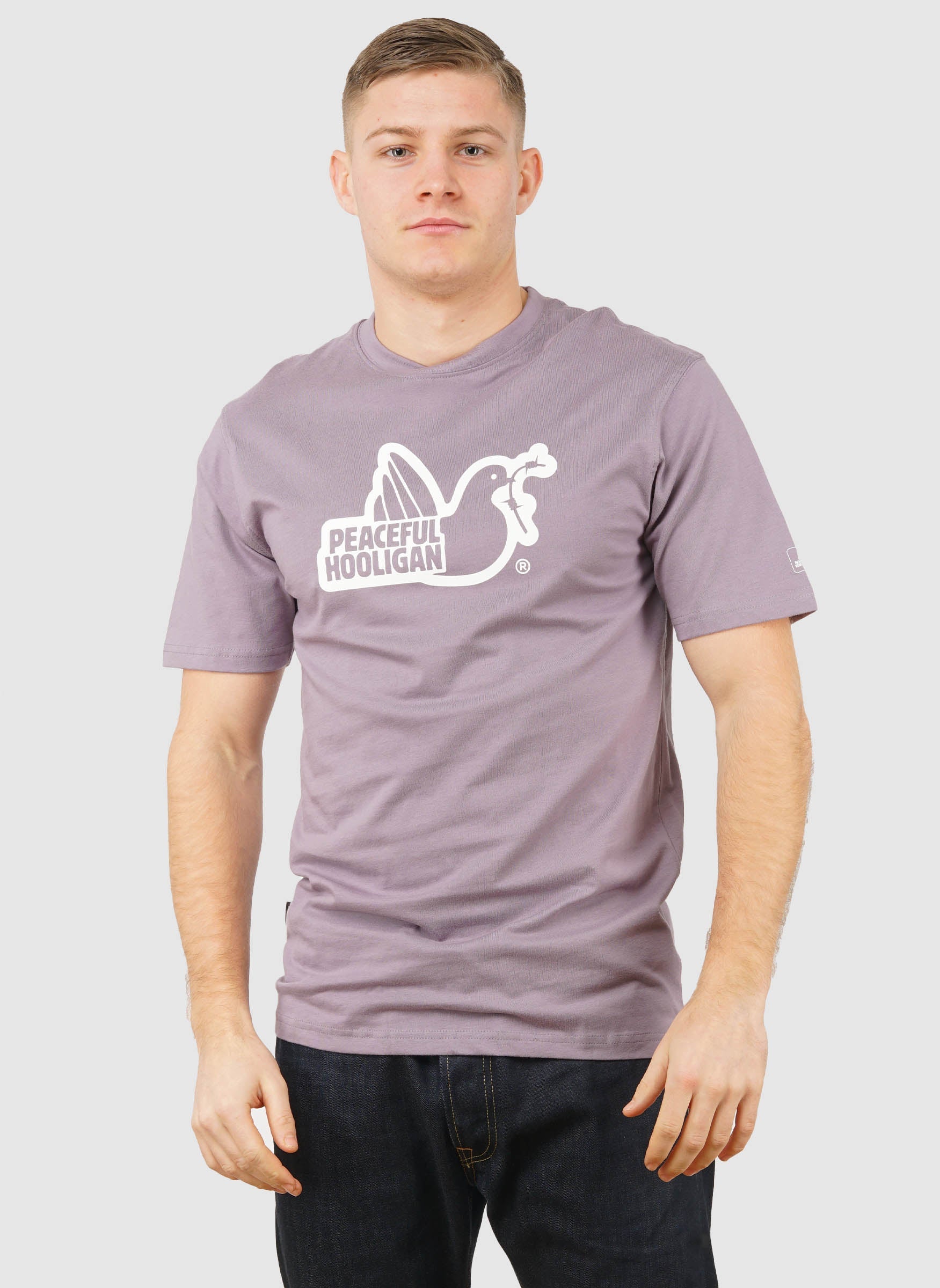 Outline Dove T-Shirt - Mauve