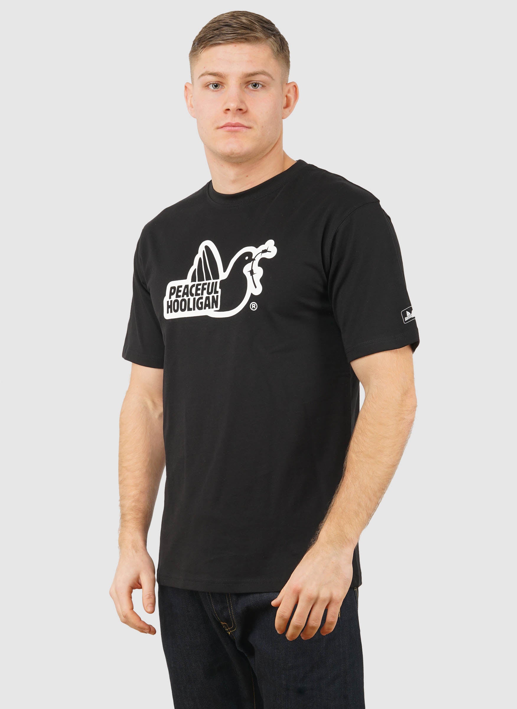Outline Dove T-Shirt - Black