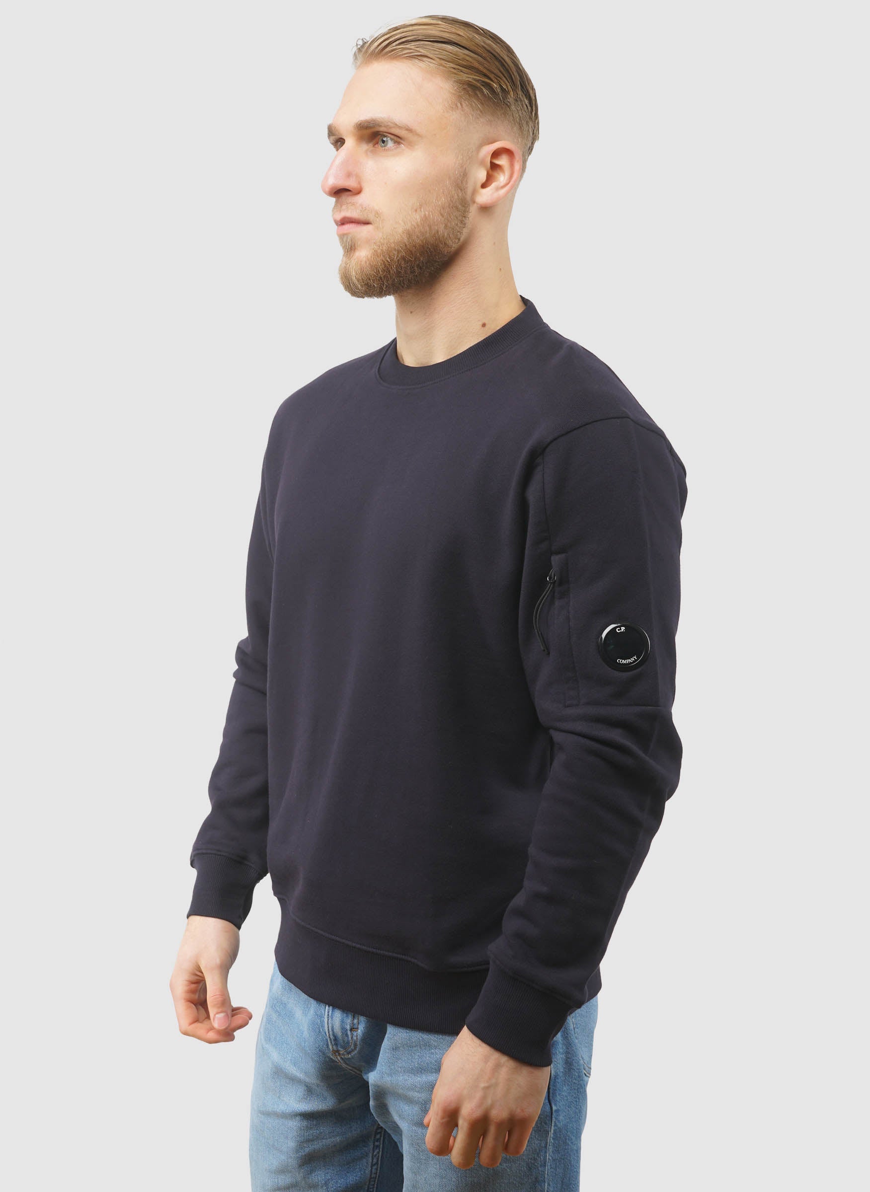 Lens Crew Neck Sweatshirt - Total Eclipse