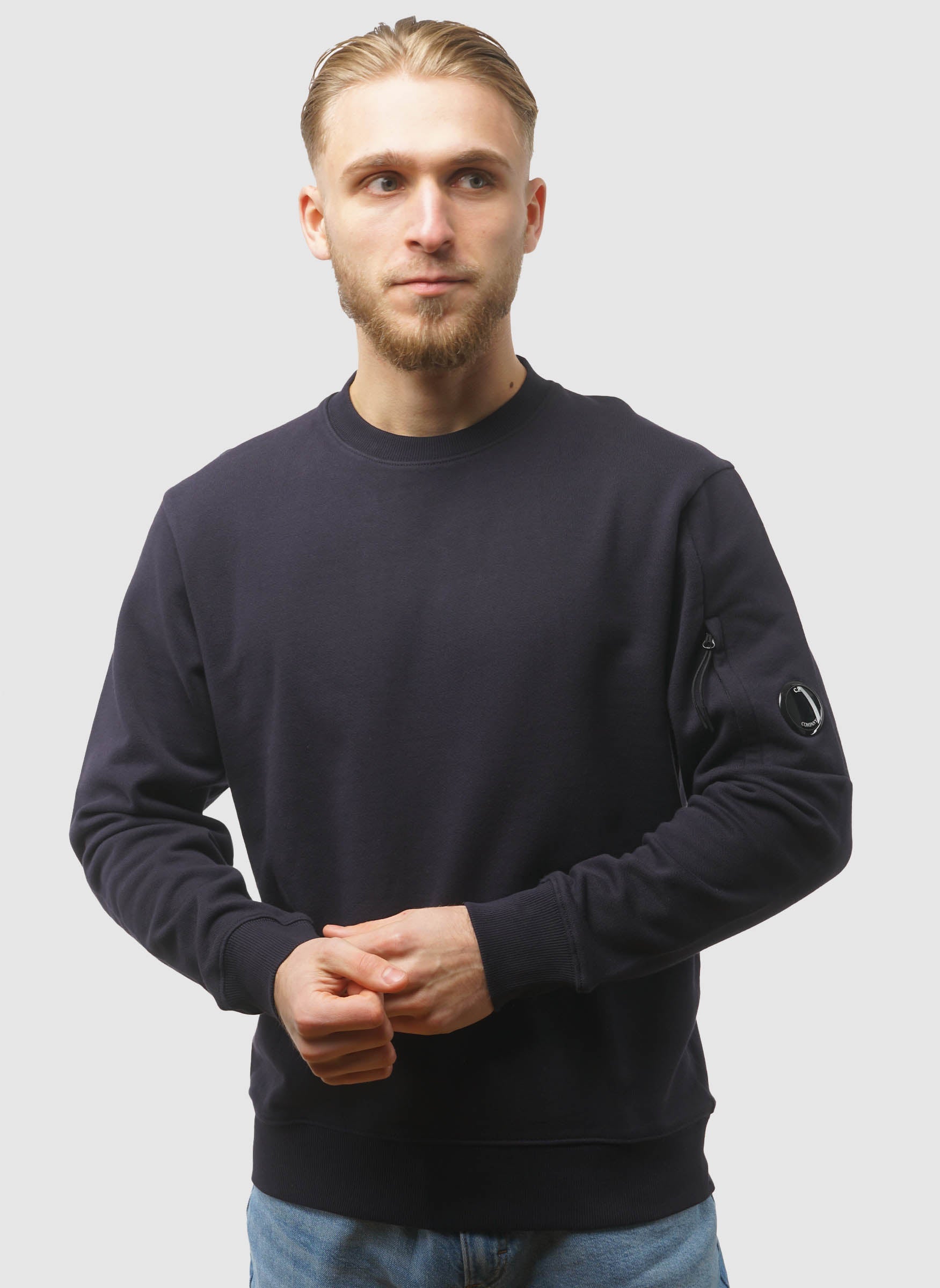 Lens Crew Neck Sweatshirt - Total Eclipse