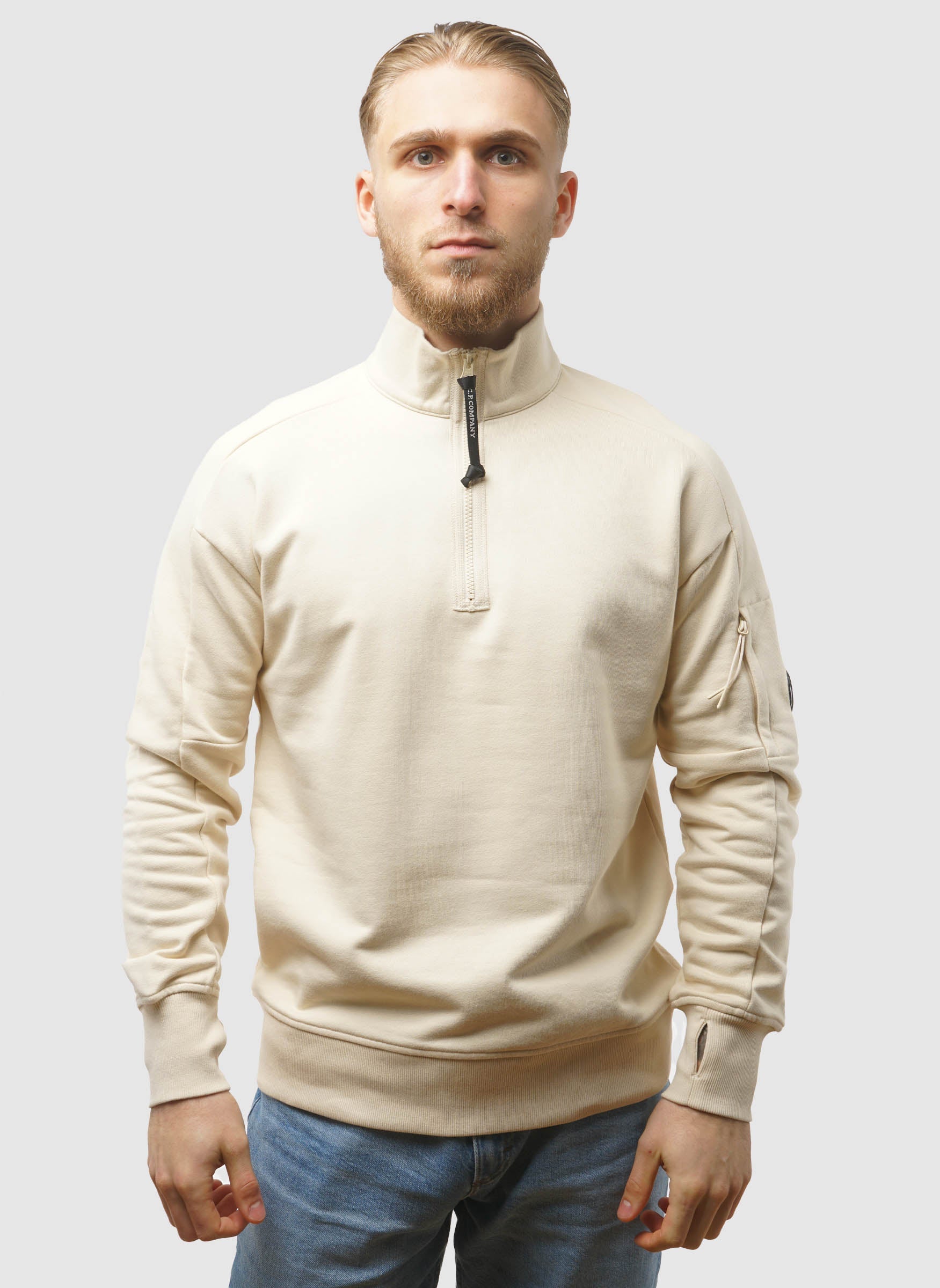 Half-Zip Fleece Lens Sweatshit - Frozen Dew