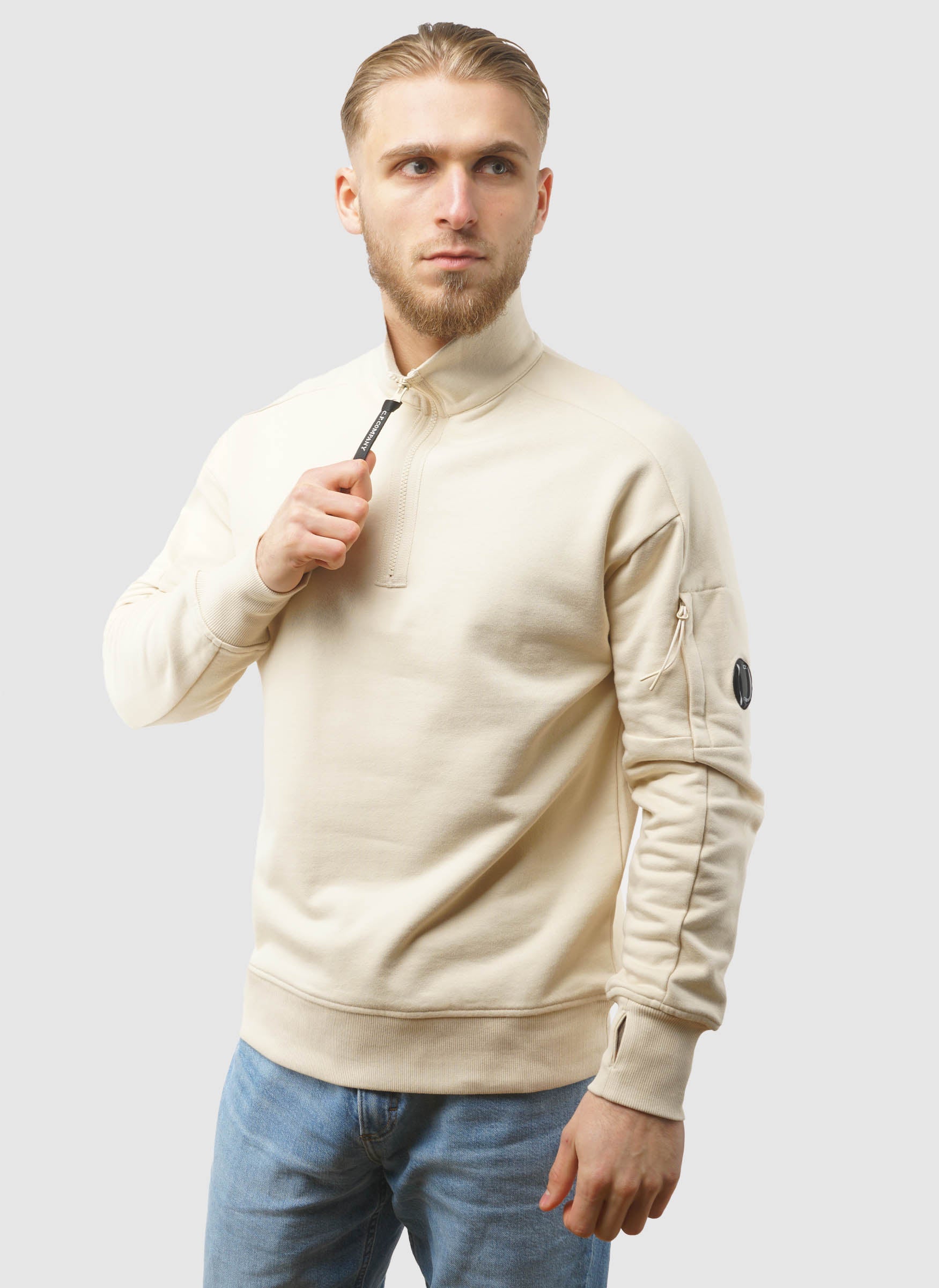 Half-Zip Fleece Lens Sweatshit - Frozen Dew