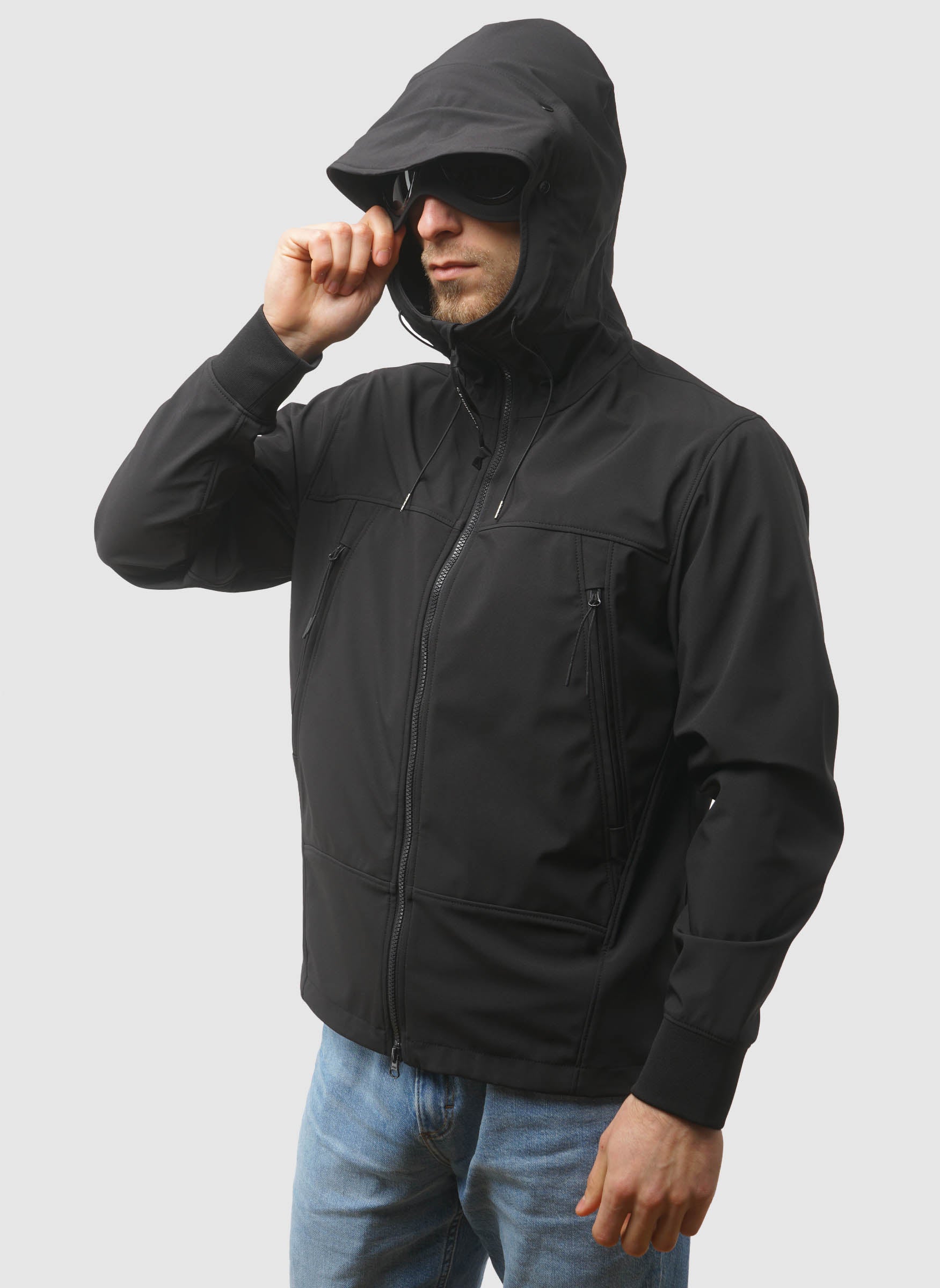 CP Shell-R Goggle Jacket - Black
