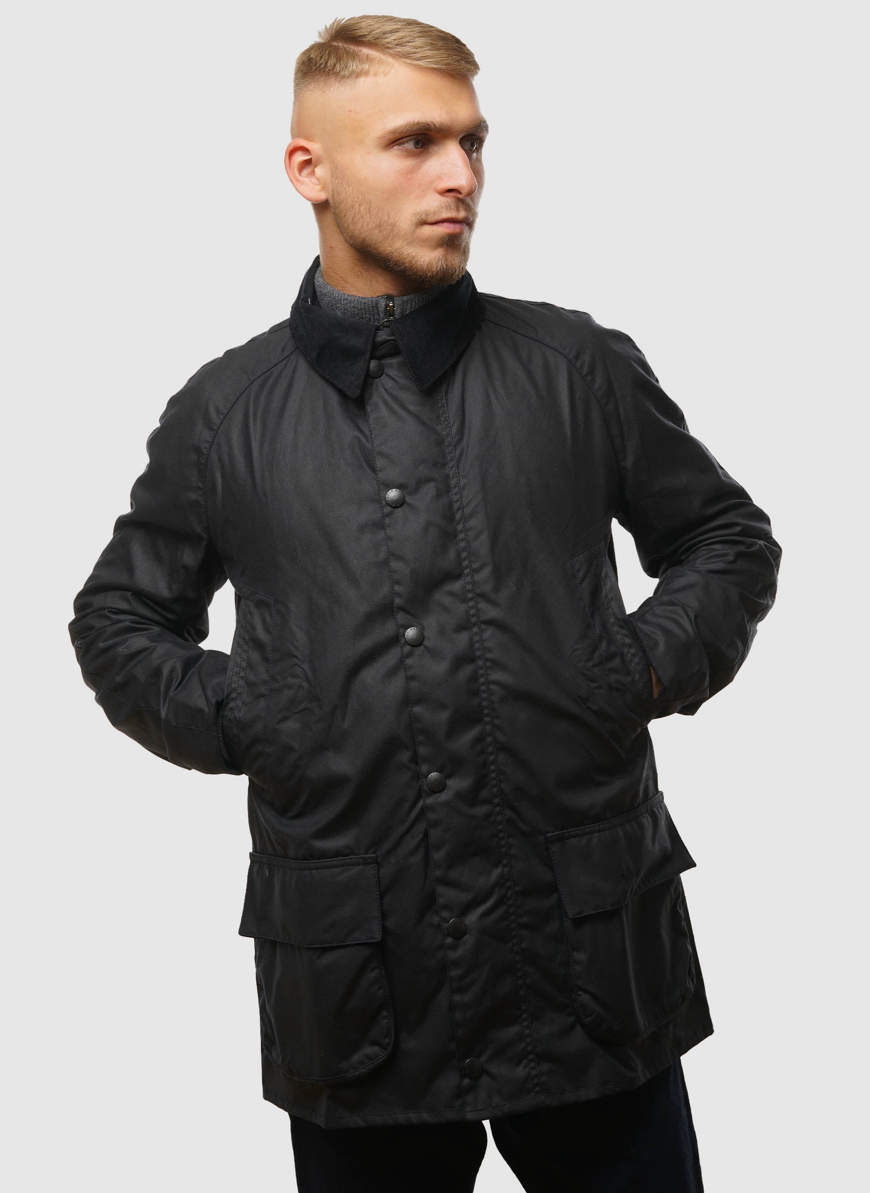 Bristol Wax Jacket - Navy