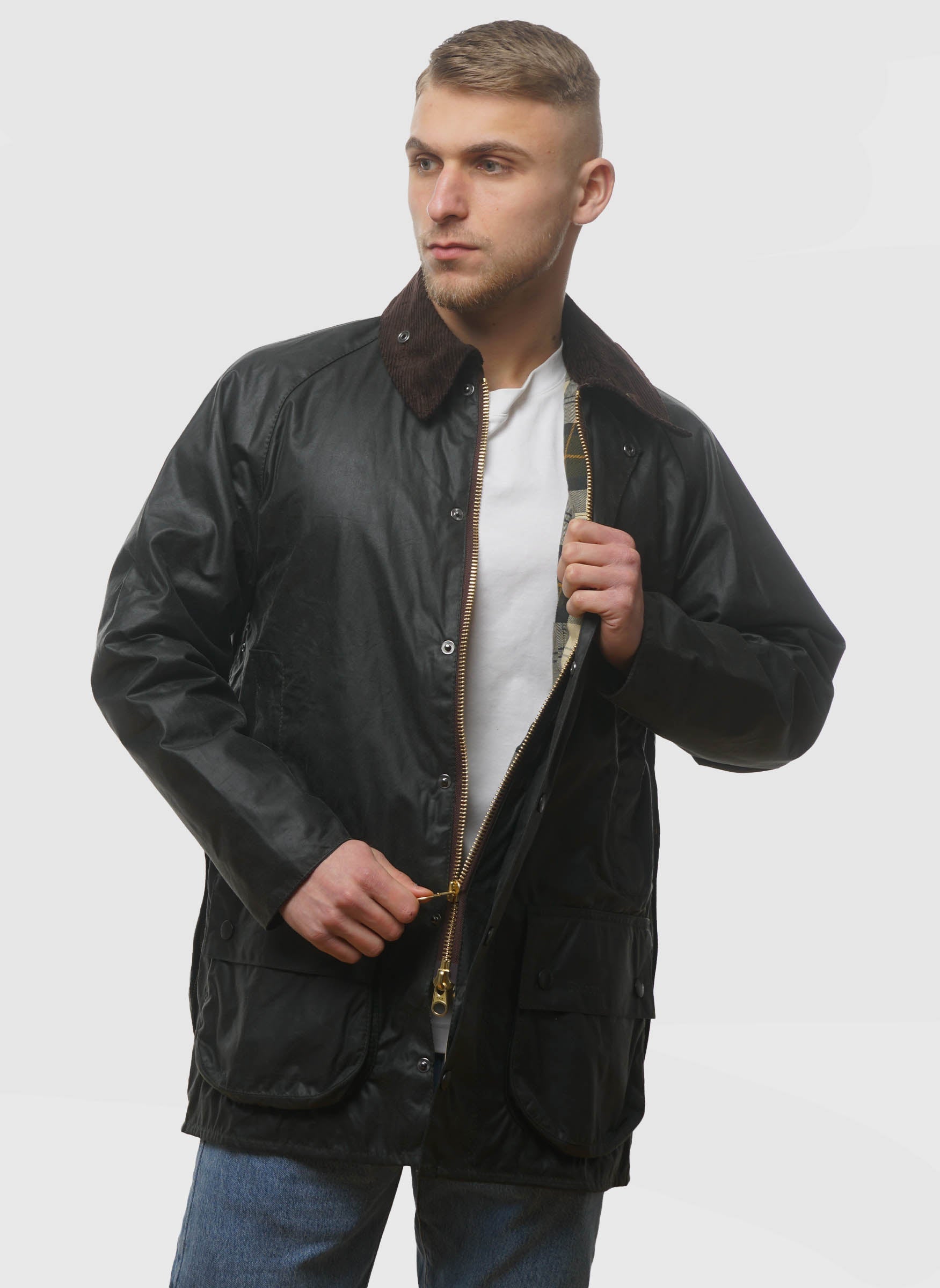 Beaufort Wax Jacket - Sage