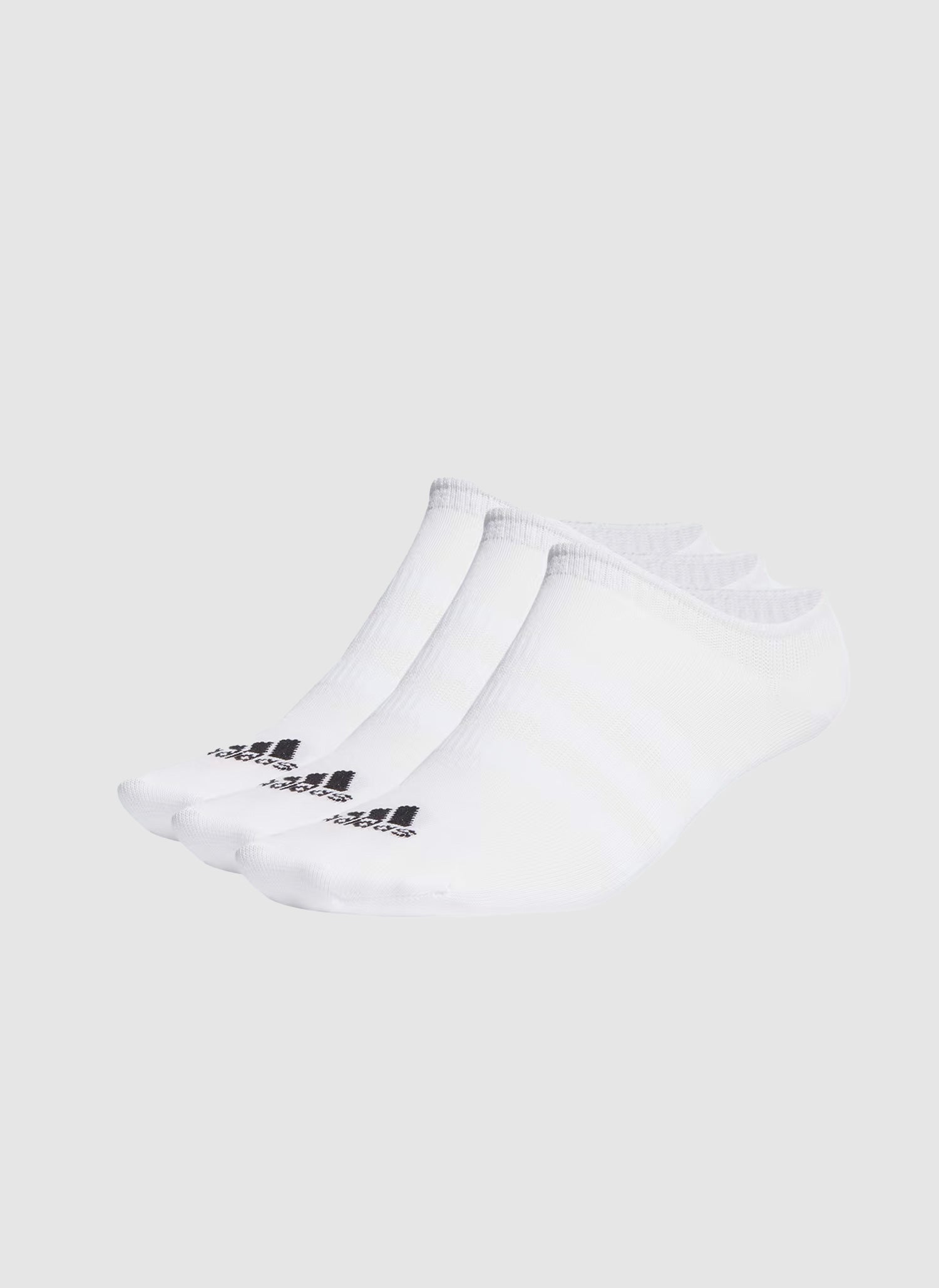 Thin &amp; Light No Show Socks - White