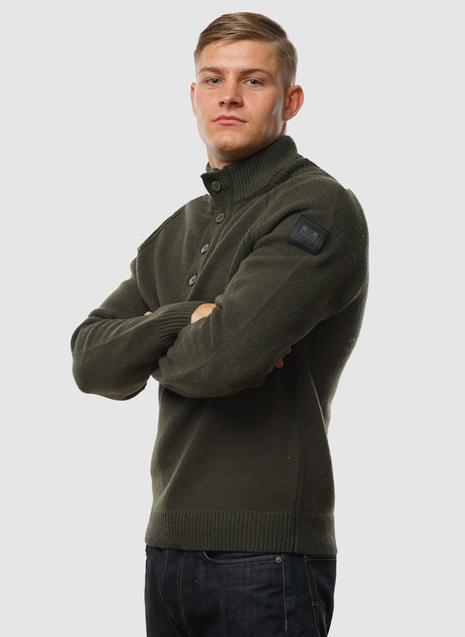 Castillos Strickpullover mit Dreiviertelkragen – Schwarzwald