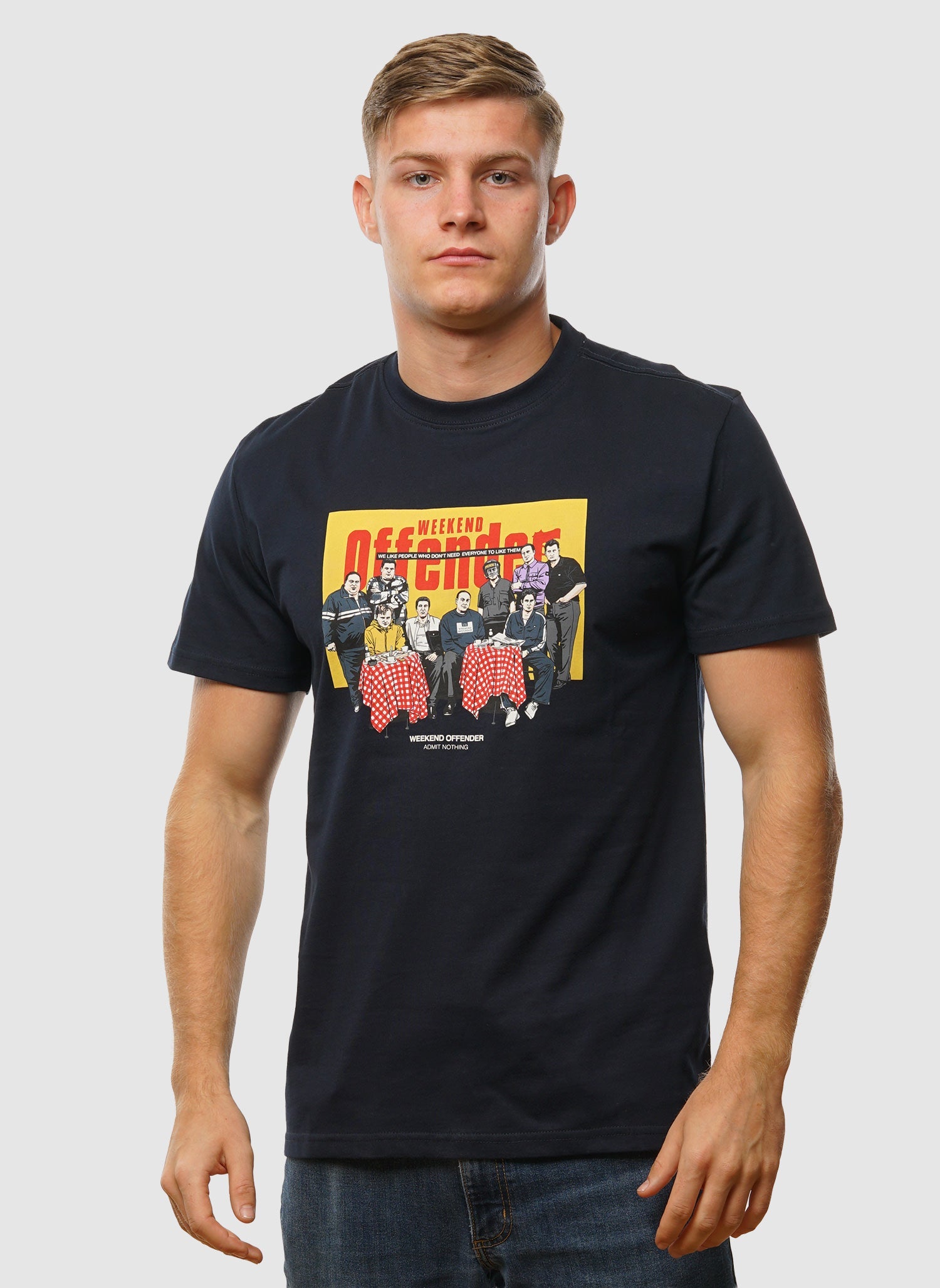 Satirical T-Shirt - Navy