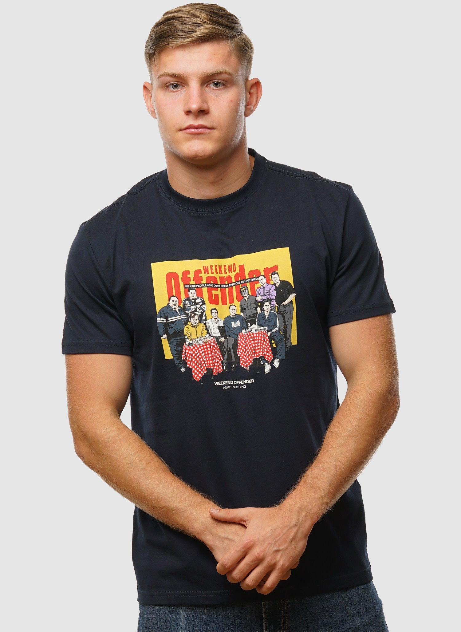 Satirical T-Shirt - Navy