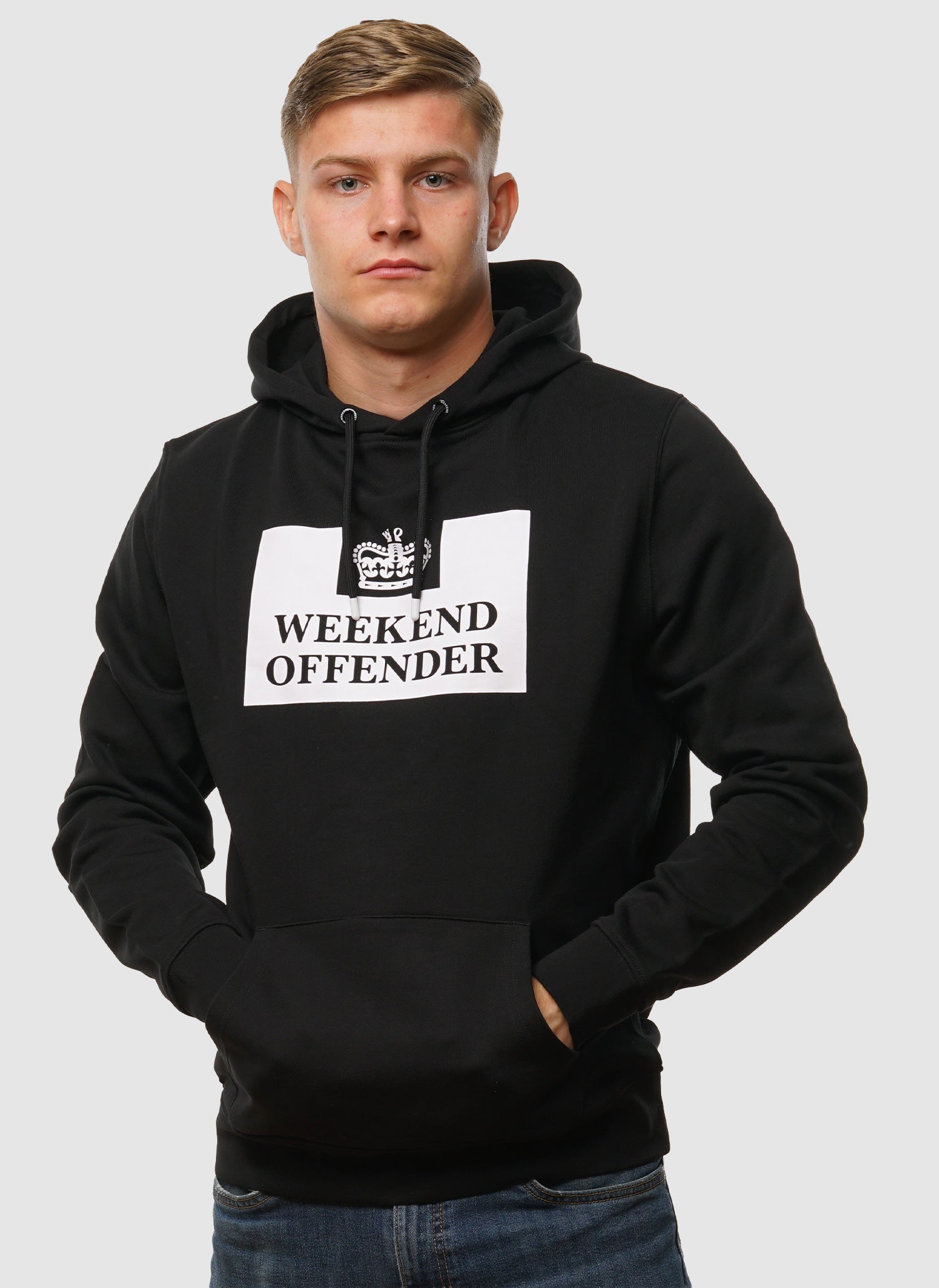 HM Service Hooded Sweatshirt - Black