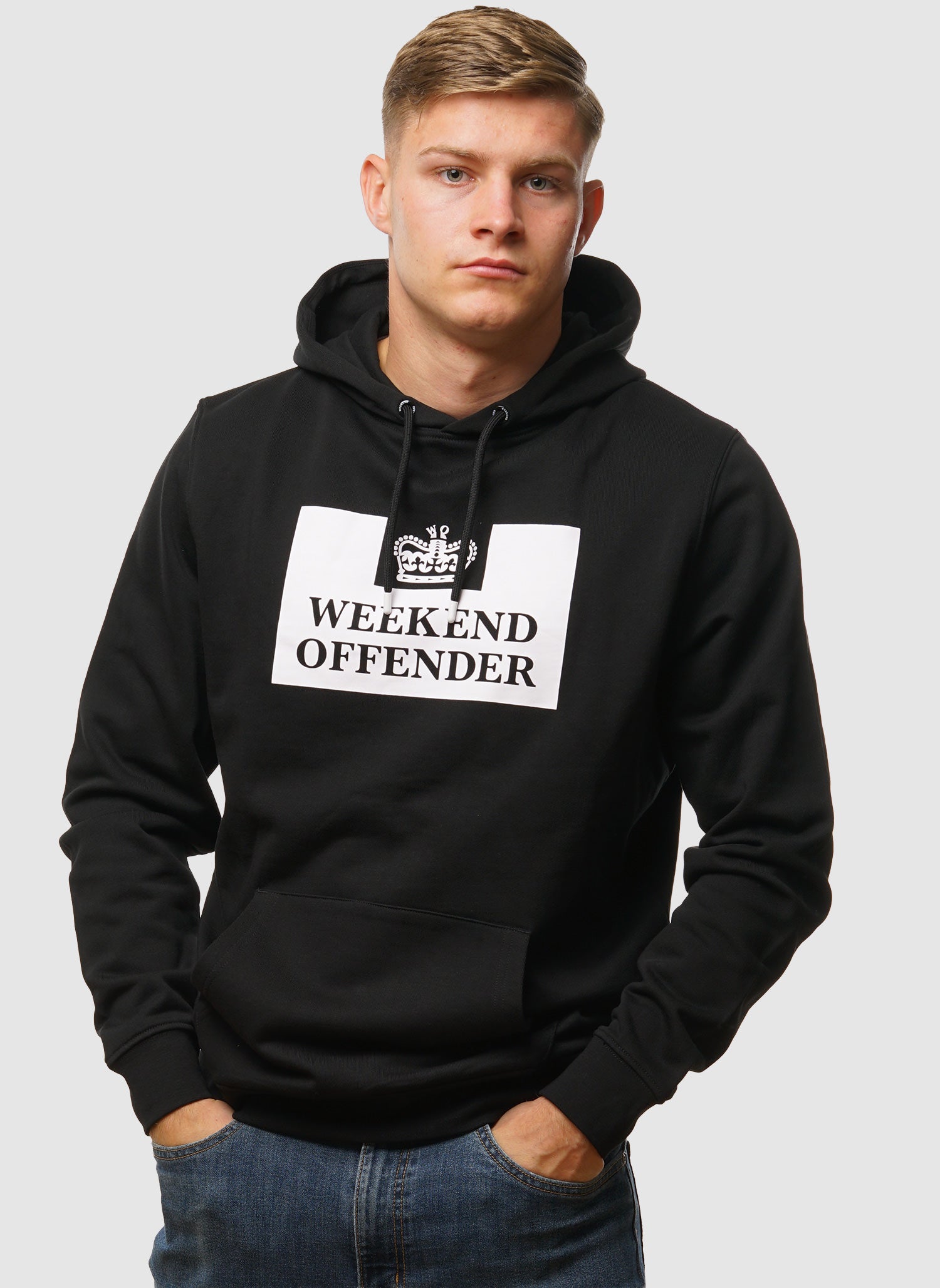 HM Service Hooded Sweatshirt - Black