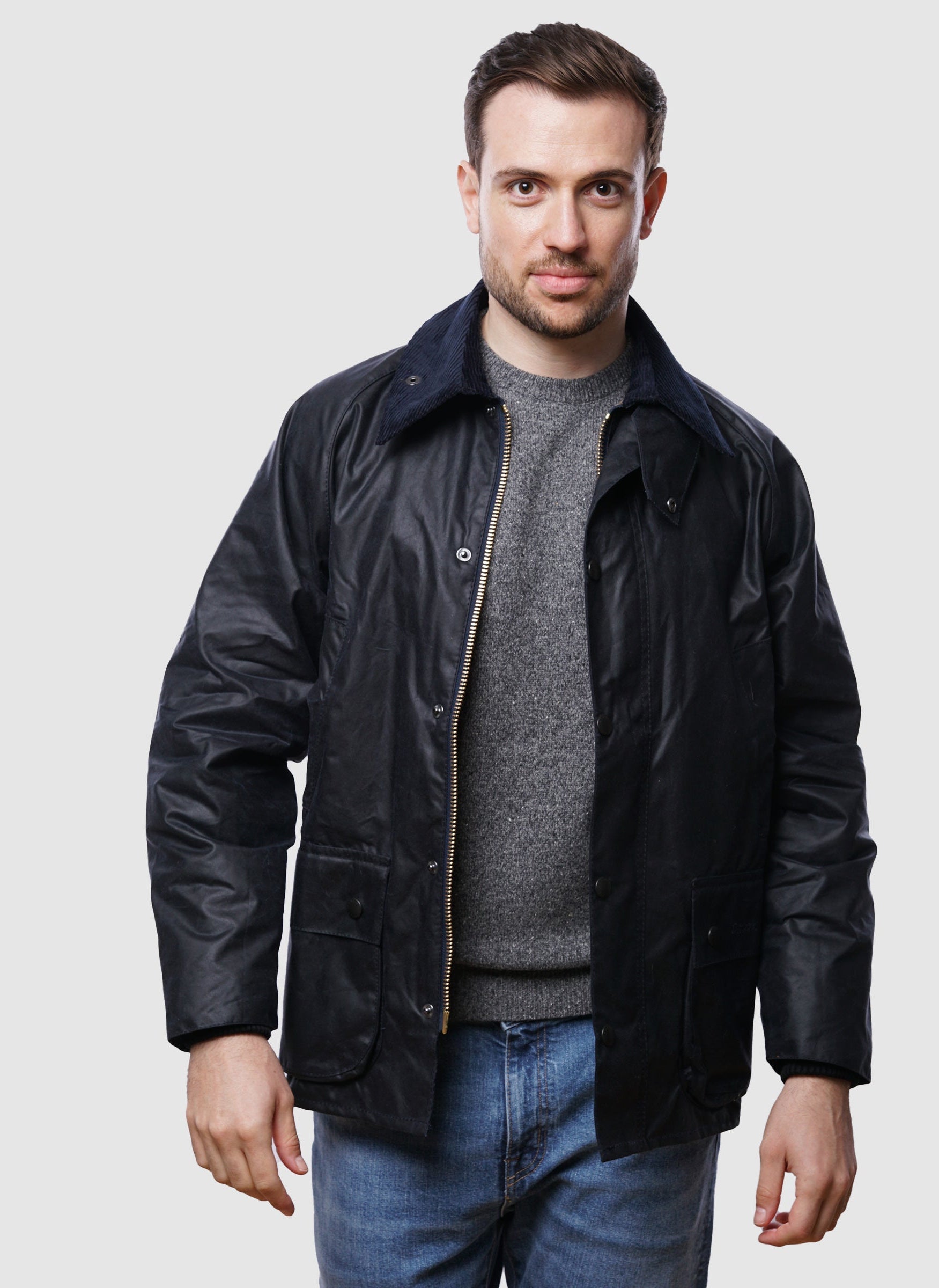 Bedale Wax Jacket - Navy