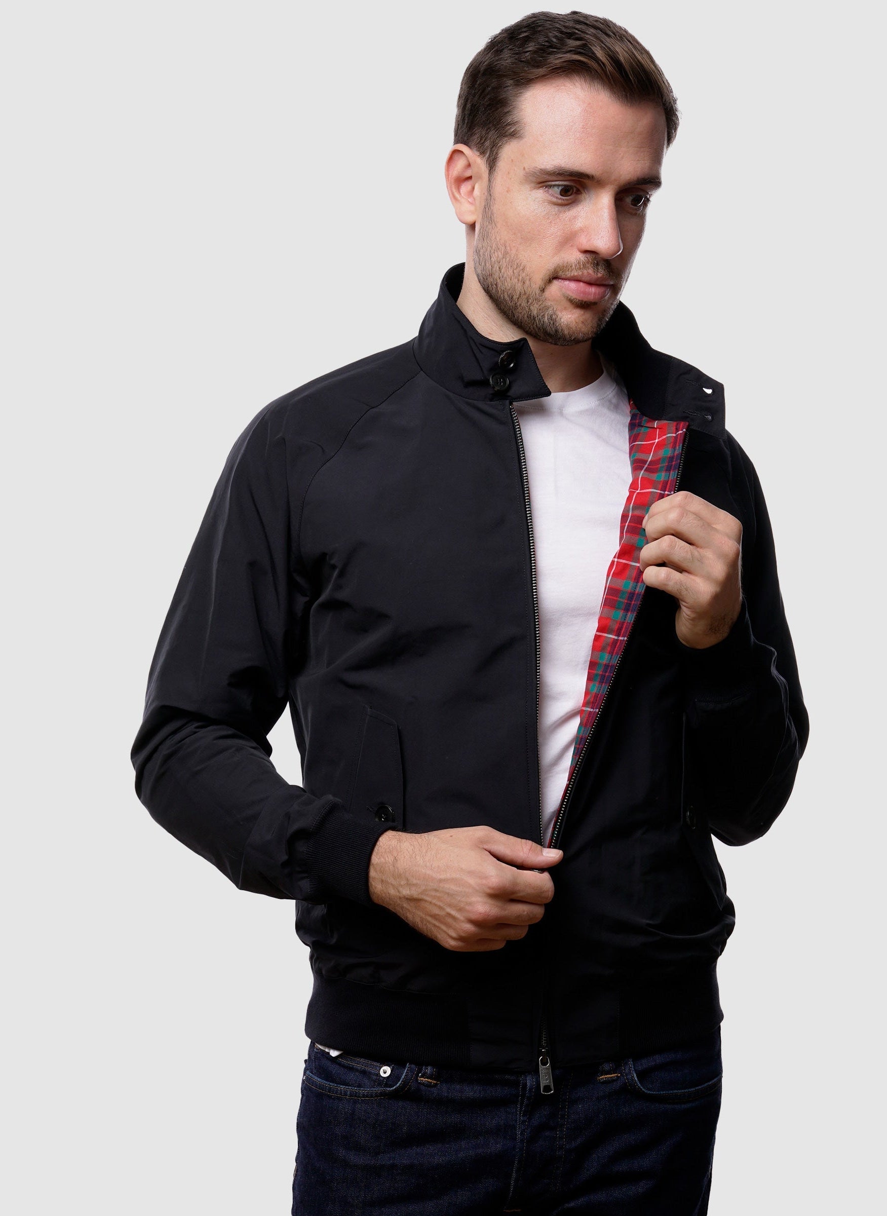 G9 Classic Harrington Jacket - Dark Navy