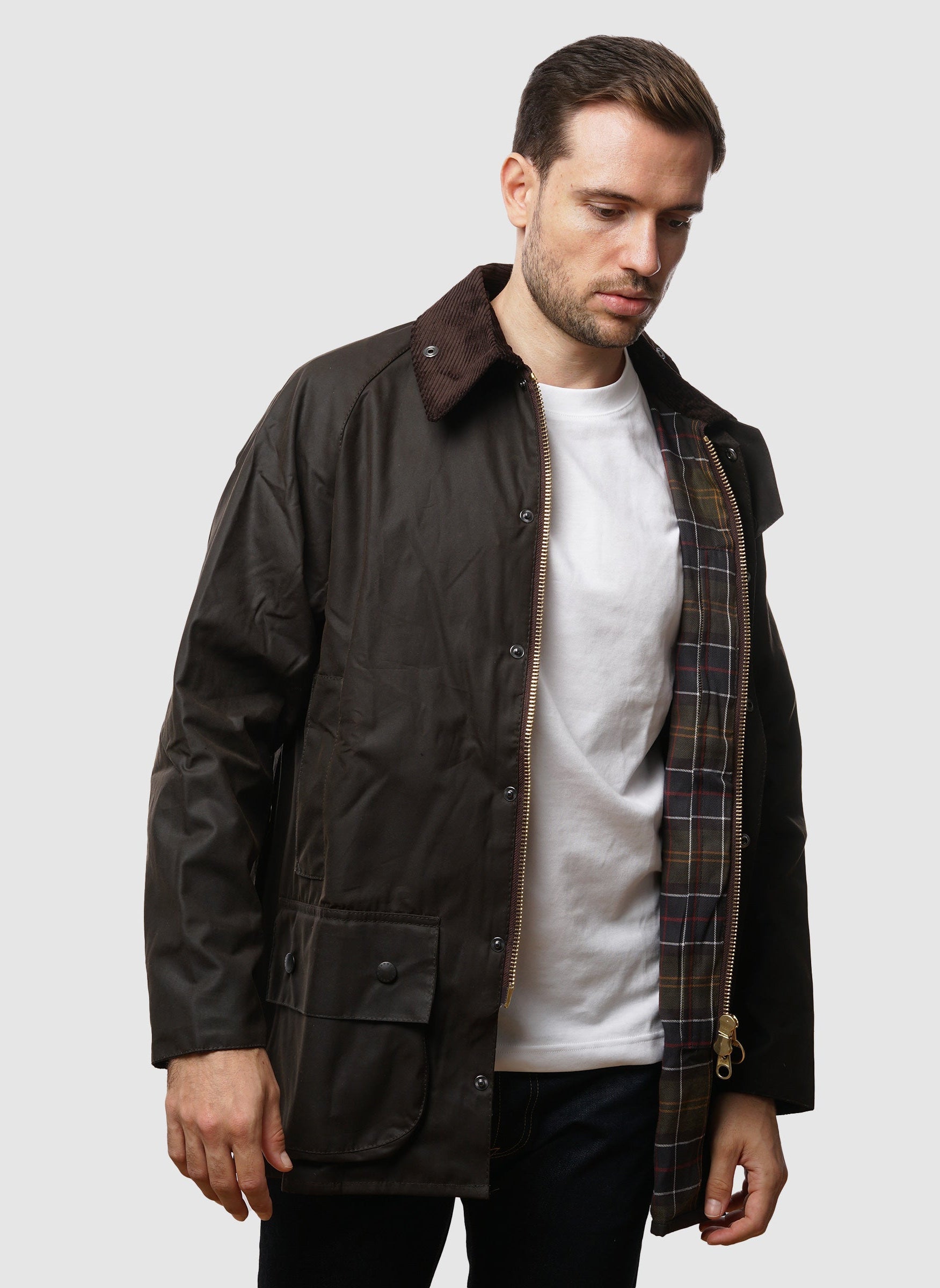 Classic Beaufort Wax Jacket - Olive