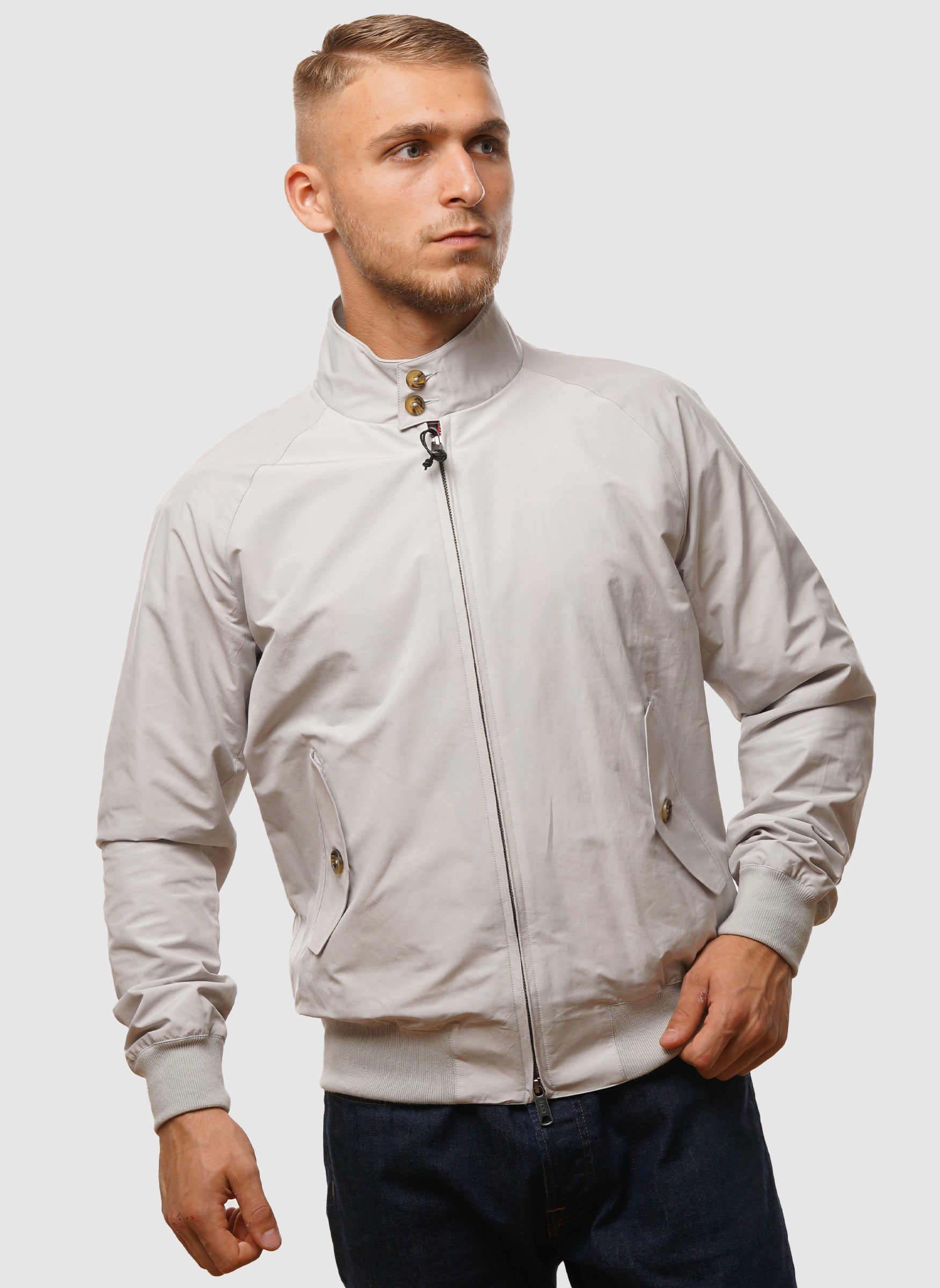 G9 Classic Harrington Jacket - Mist