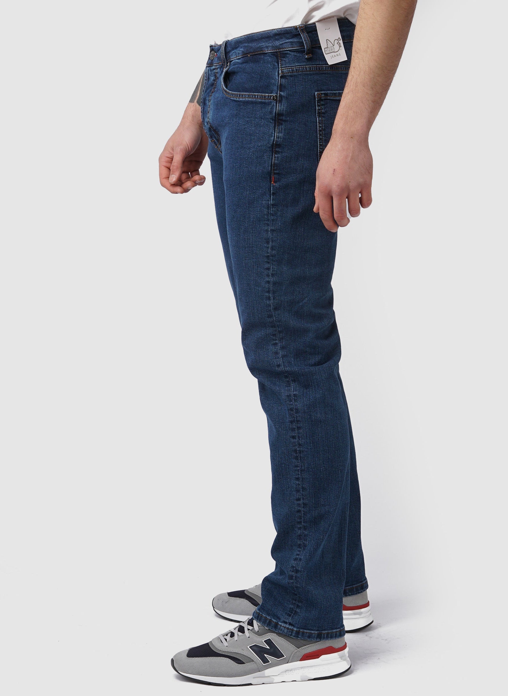 Loose Fit Jeans - Mid Wash